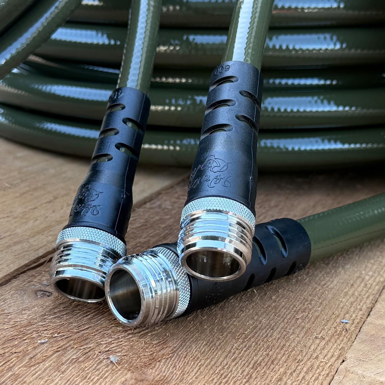 Water Right Polyurethane Garden Hose, 100 Ft, Non-toxic, 1/2” ID, Olive