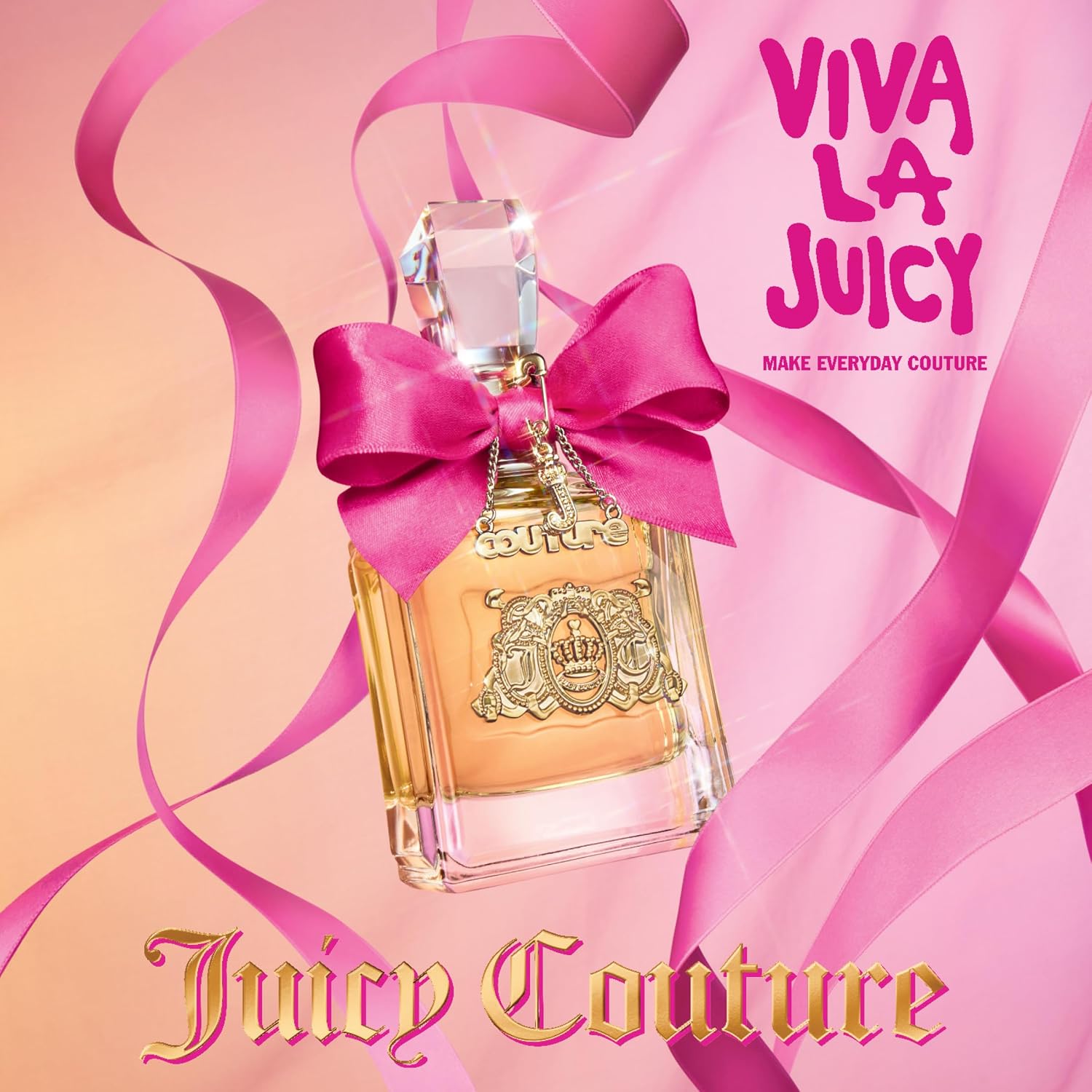 Juicy Couture Viva La Juicy Eau De Parfum, Women's Perfume with Notes of Mandarin, Gardenia & Caramel, Floral & Sweet Perfume for Women, EDP Spray