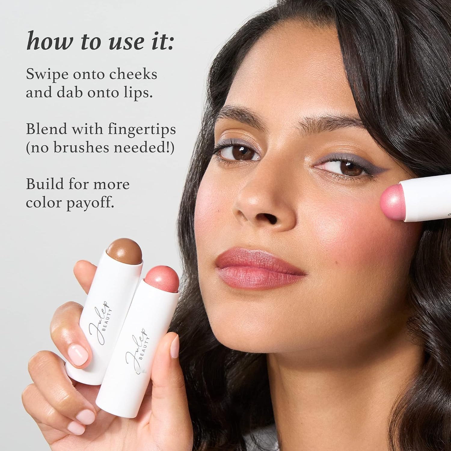 Julep Skip The Brush Cream Blush & Lip Color Stick, Rose Gold
