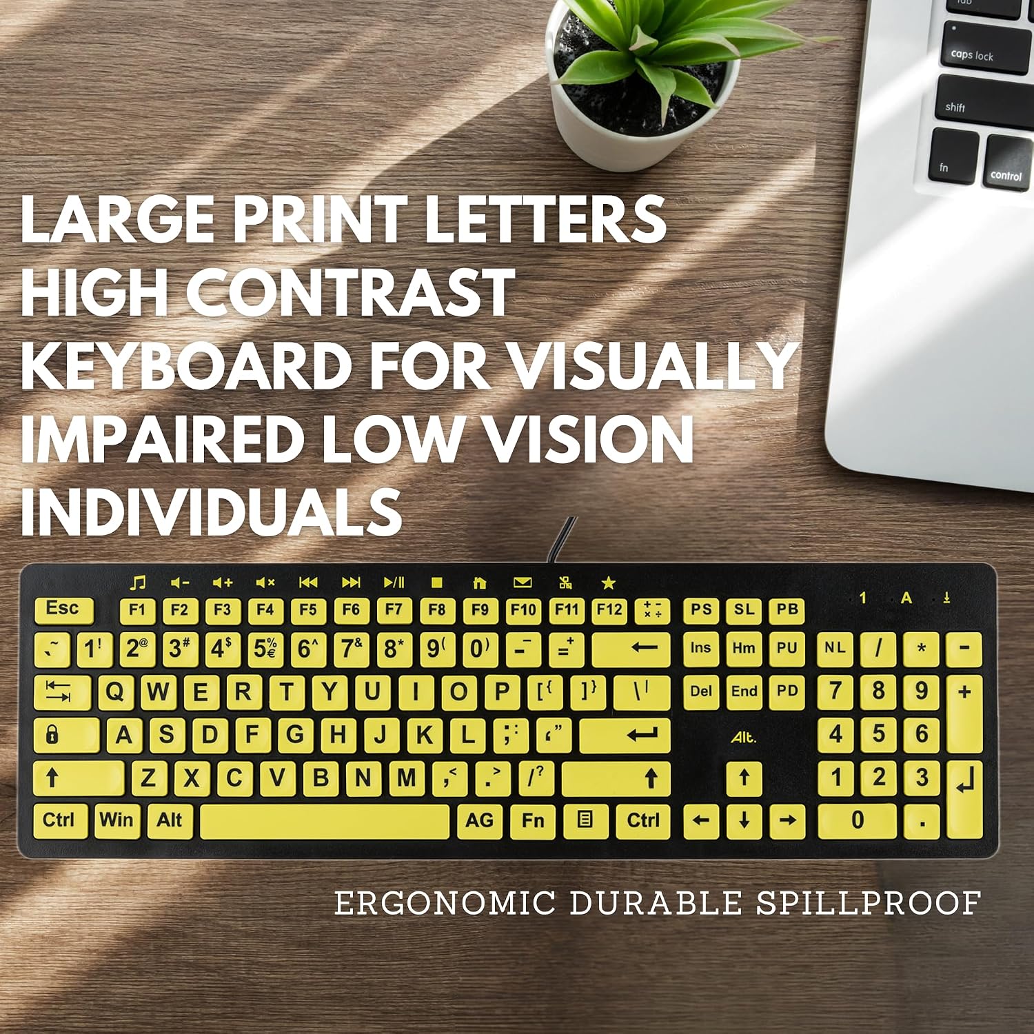 Clevy Large Print Computer Keyboard
