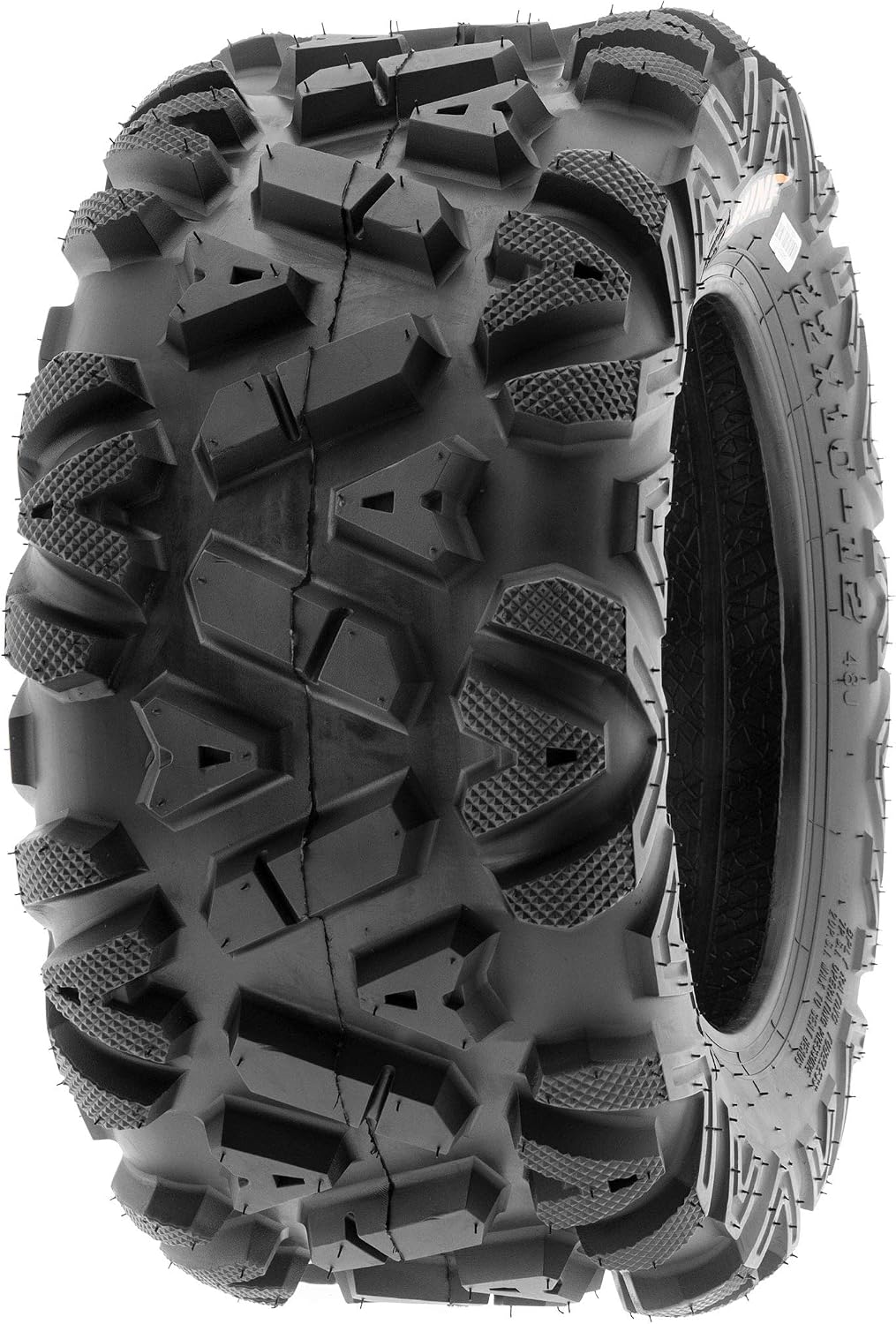 SunF ATV Tires 25x10-12 UTV Tire 25x10x12 All Terrain Off-Road Mud Tires, 6 Ply Tubeless
