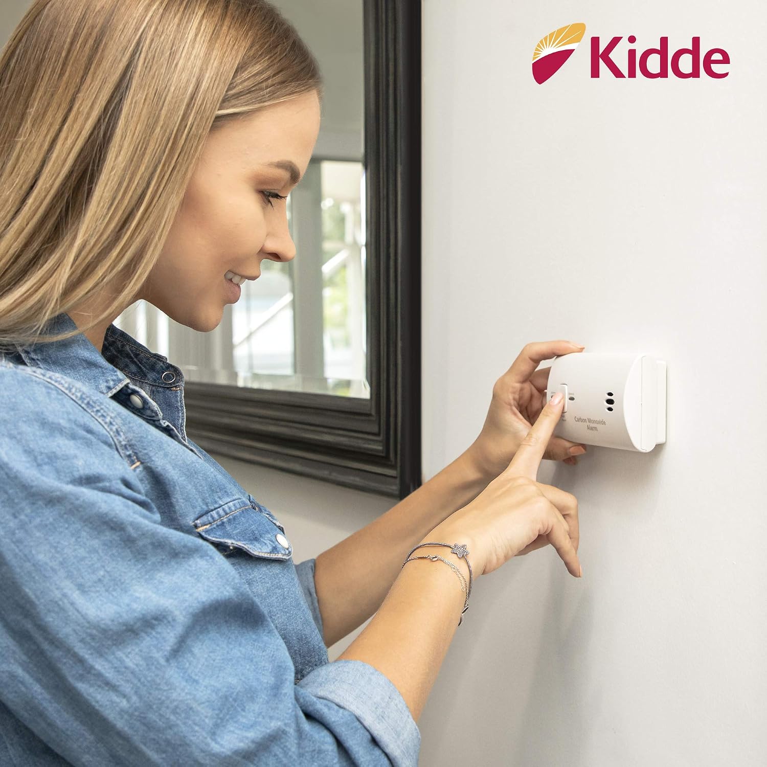 Kidde Carbon Monoxide Detector, AA Battery Powered, Portable for Travel or Home, 85 dB Alarm, LED Status Indicators, 3rd Edition, 6 Pack