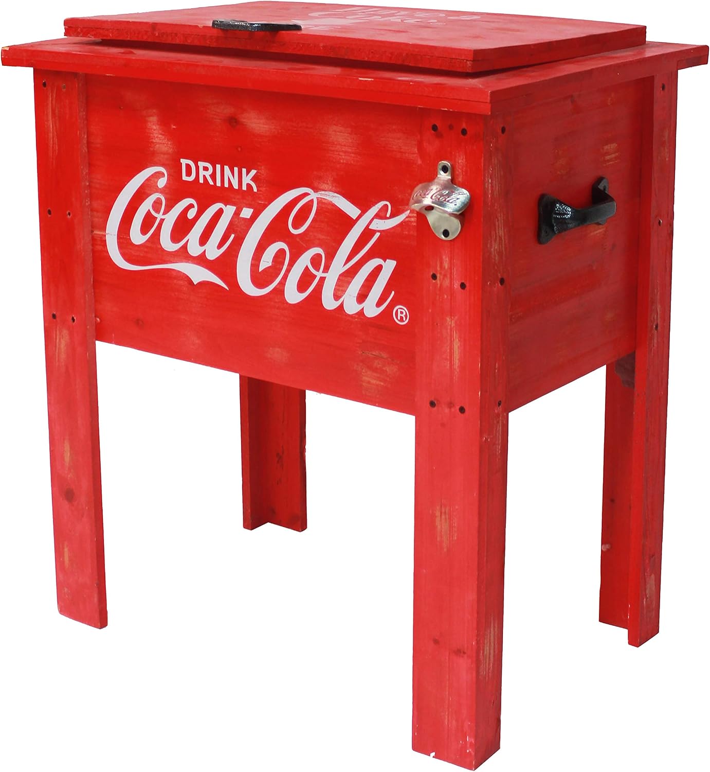 Leigh Country CP 98100 Coca Cola Vintage Cooler, 54-Quart, Red