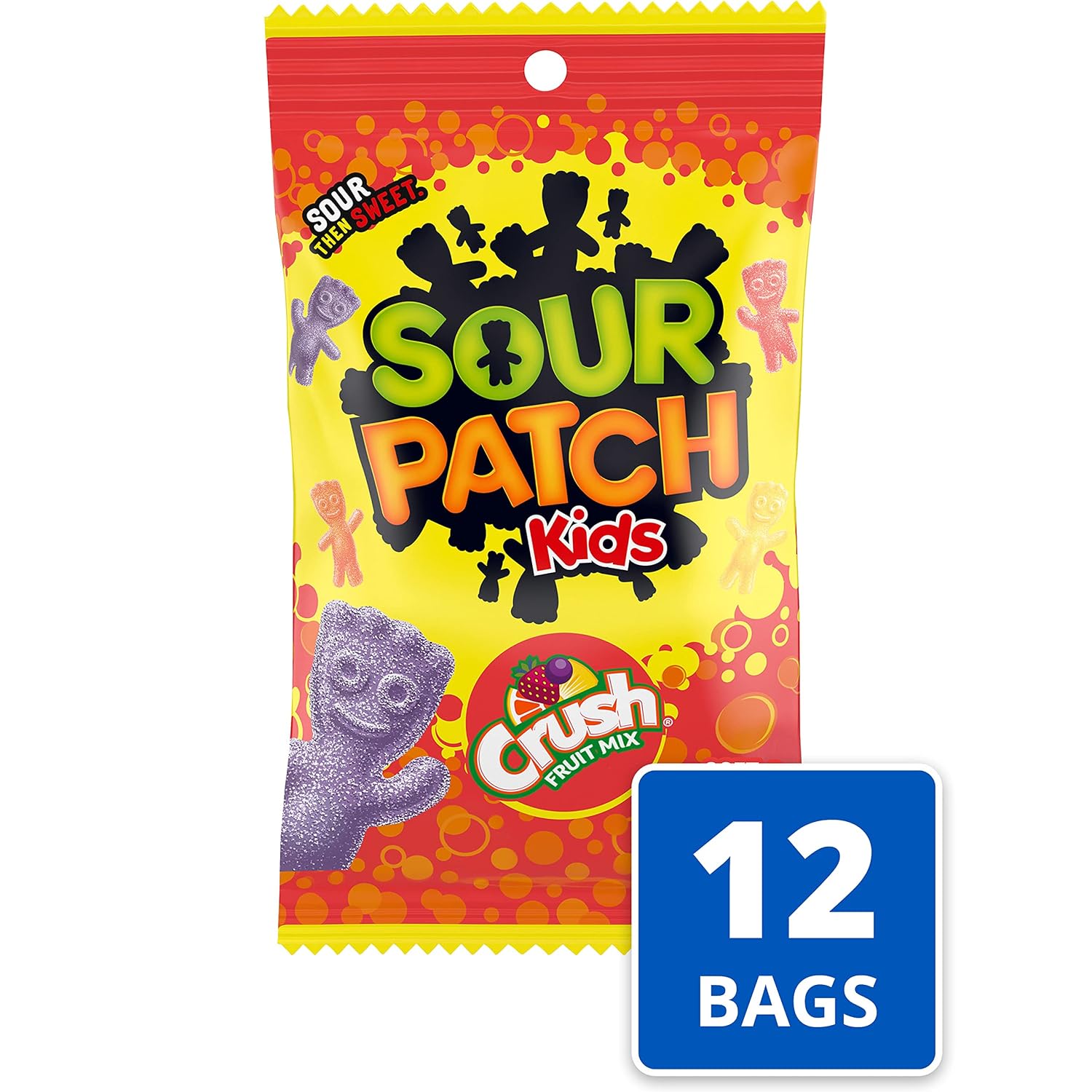 SOUR PATCH KIDS & SWEDISH FISH Soft & Chewy Gummy Candy Variety Pack, 15 ct