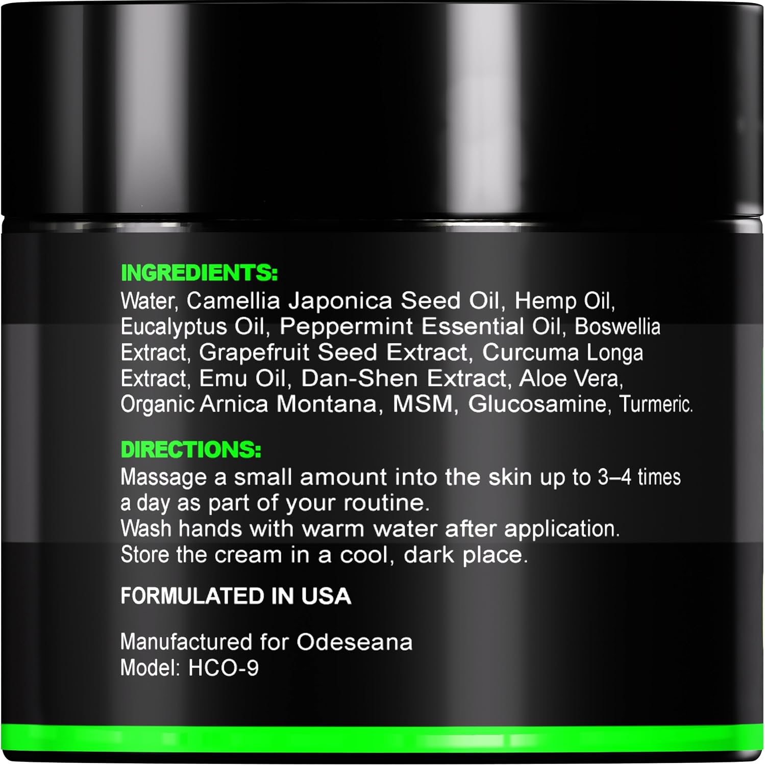 Hemp Cream with Arnica, Hemp Oil, MSM - 2 Pack - Maximum Strength Skin Care