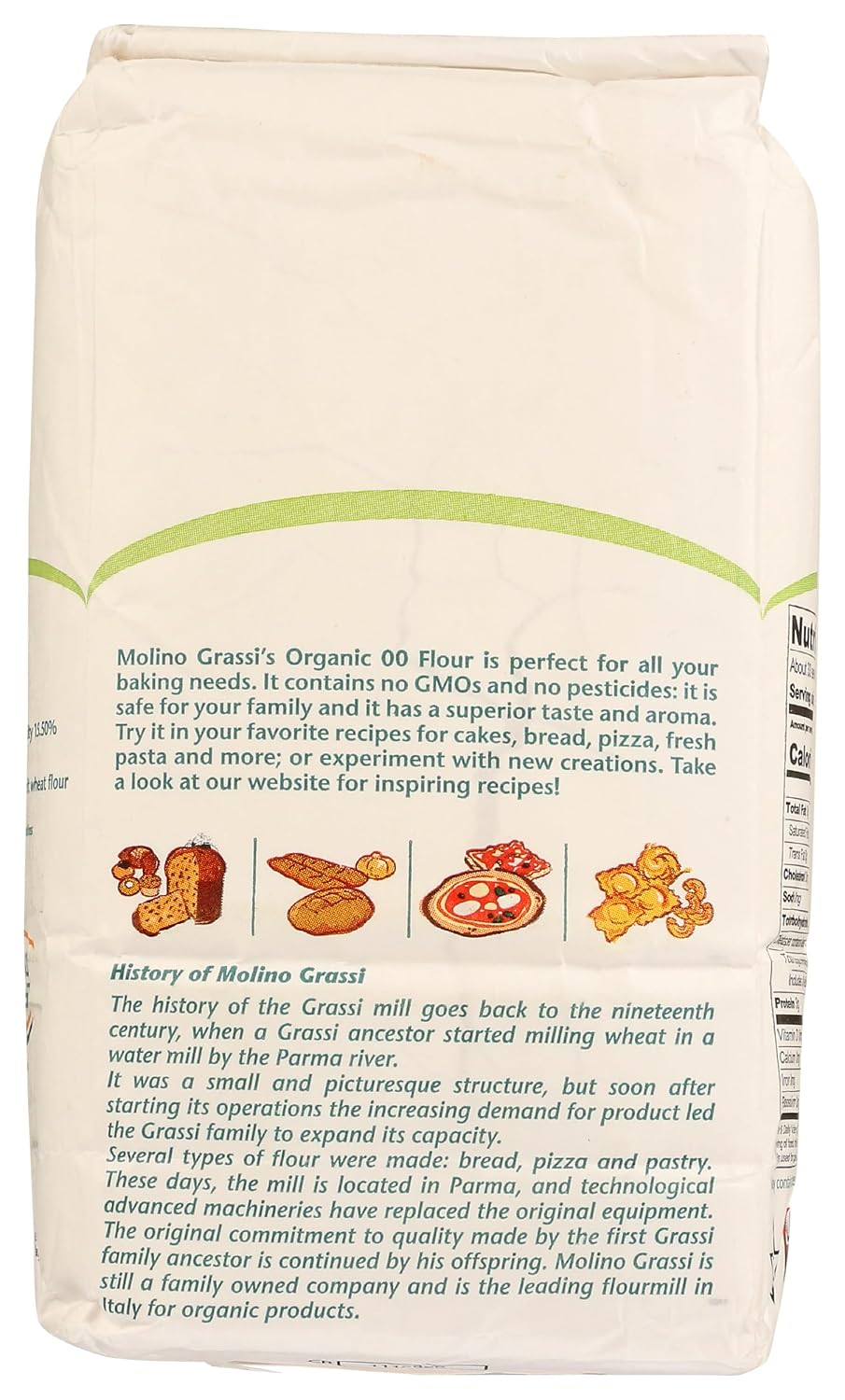Molino Grassi, Flour 00 Italian, 35.2 Ounce