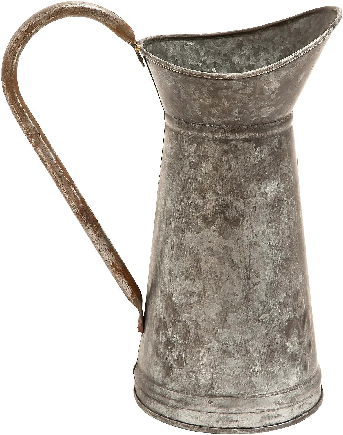 Deco 79 Metal Watering Can Indoor/Outdoor Planter, 10" x 6" x 12", Brown