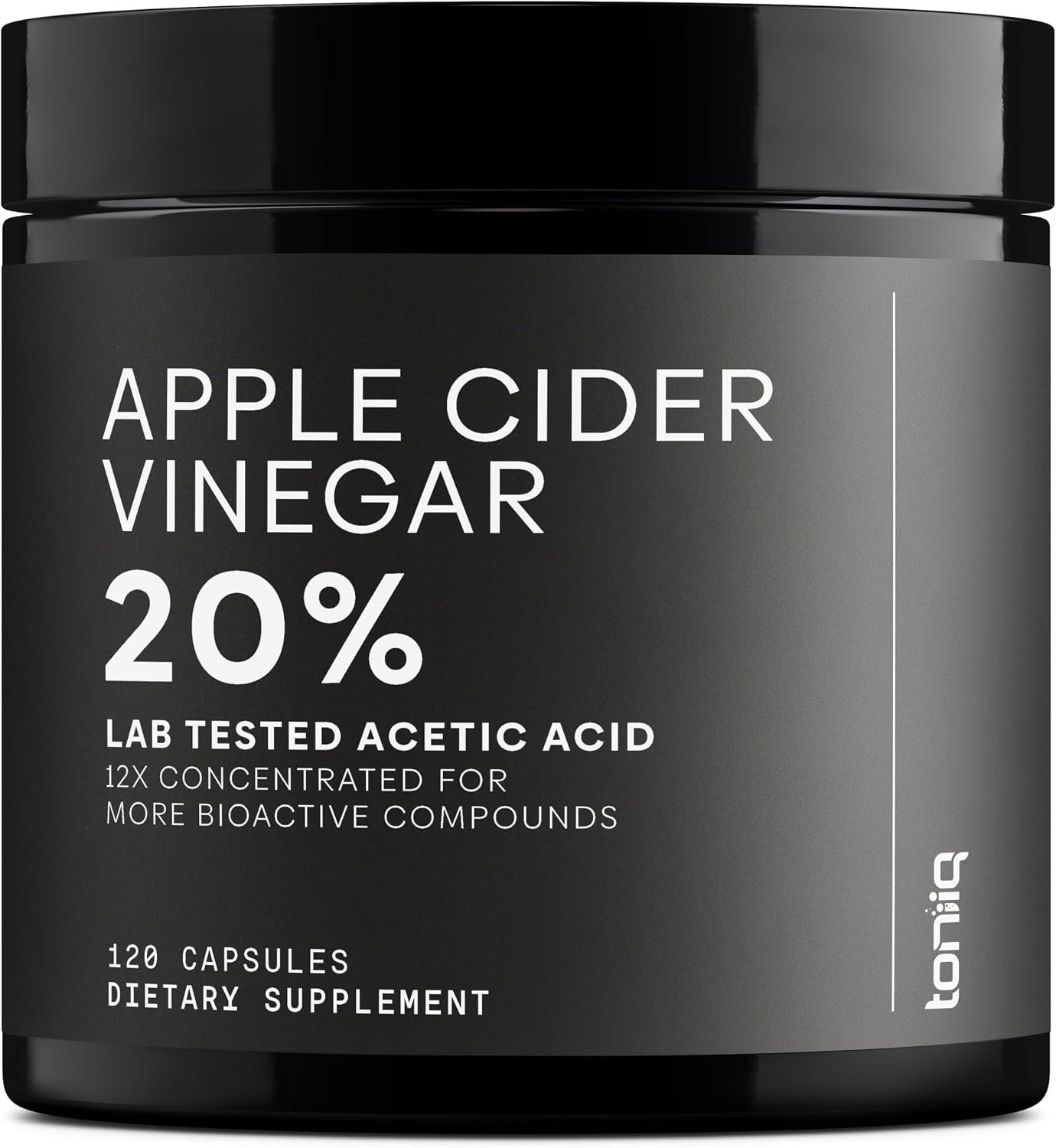 Toniiq Apple Cider Vinegar Capsules - Ultra High Potency 2,010mg Formula