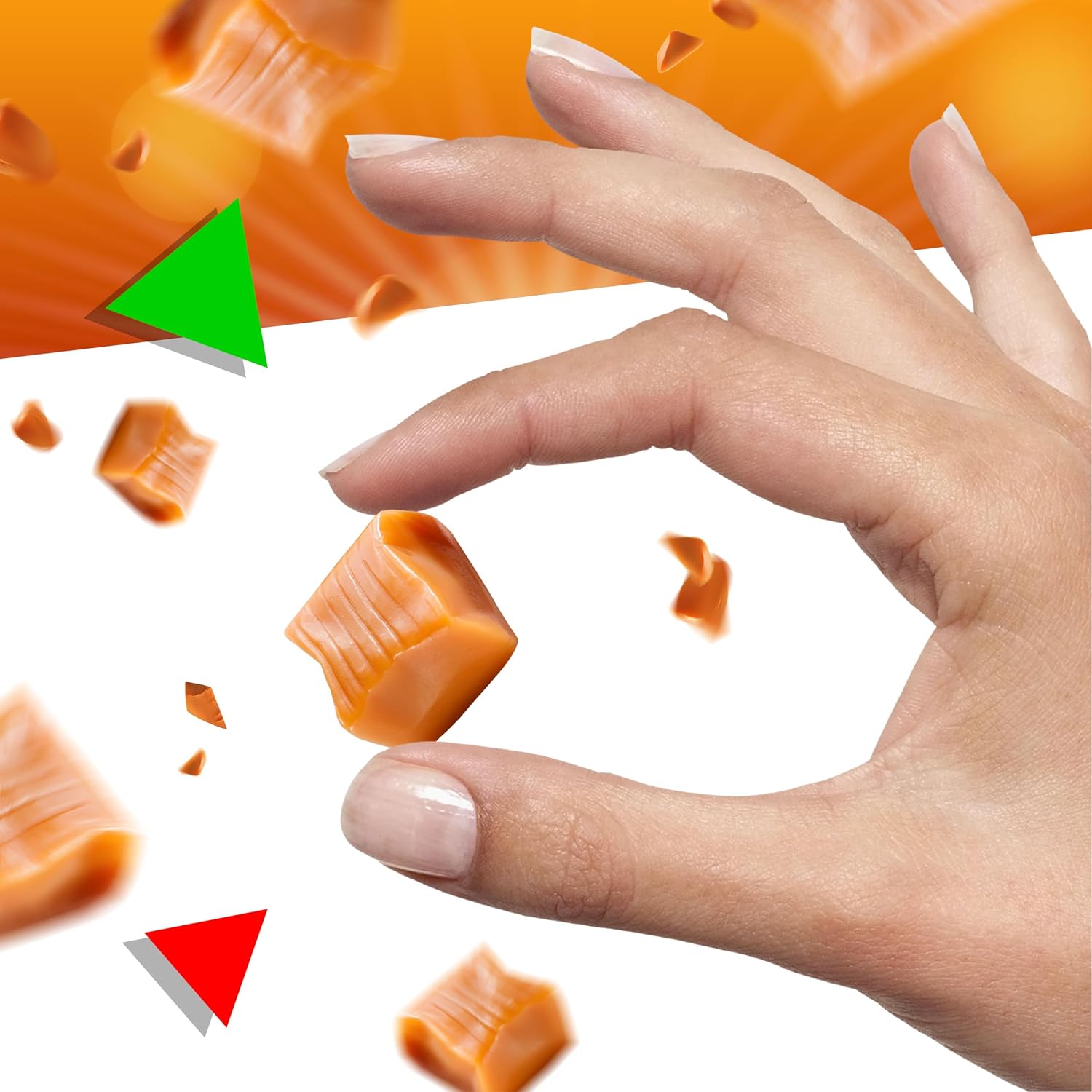 Caramel Candy Individually Wrapped, Caramel Cubes, 2 Lb Bag