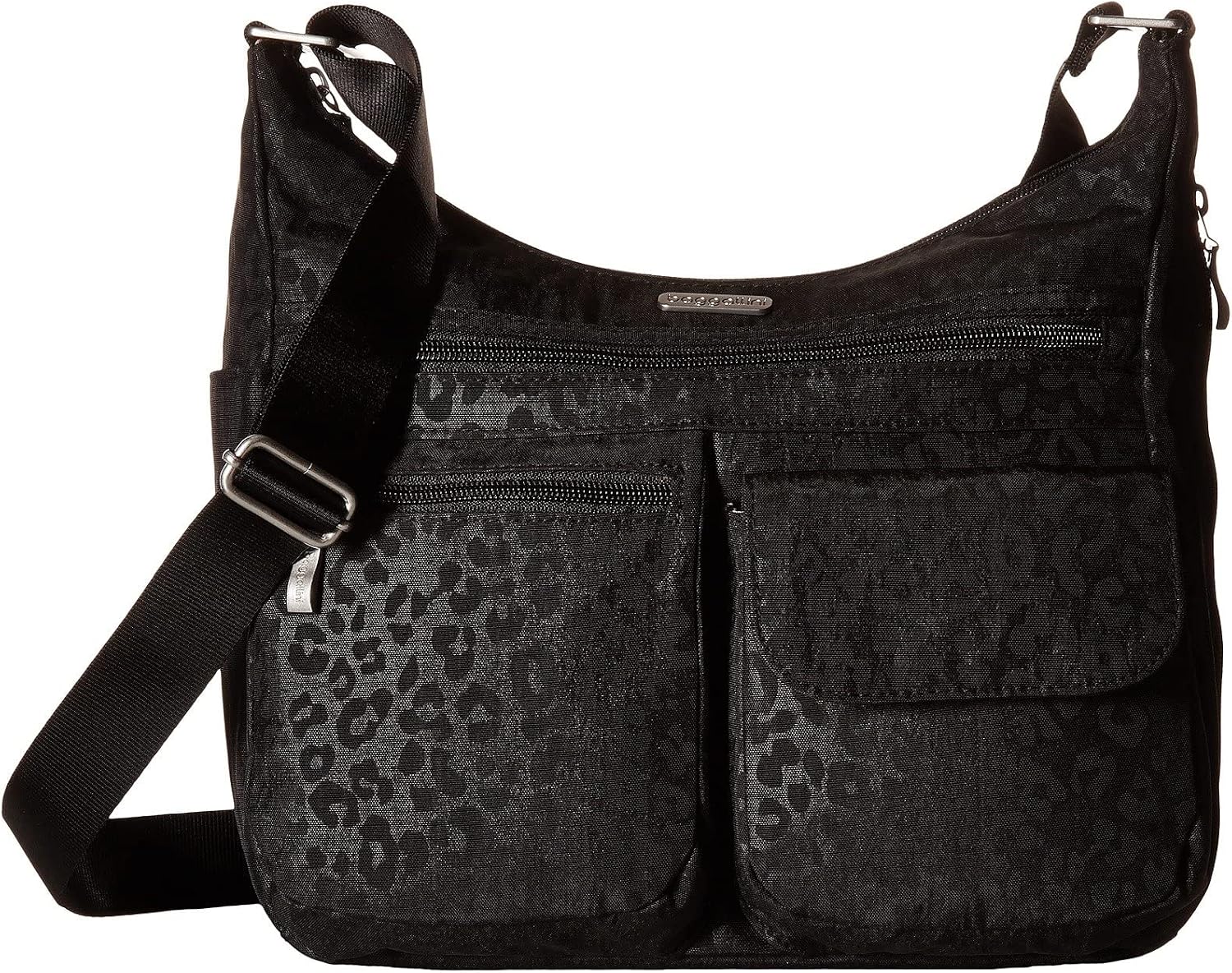 Baggallini womens Everywhere Bagg Crossbody Women 11x9 Lightweight Nylon Hobo Water-resistant Travel Bag W/Rfid