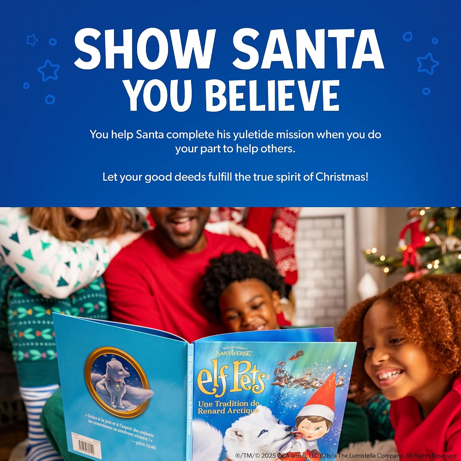 The Elf on the Shelf Elf Pets Arctic Fox Book & Plush | Includes Arctic Fox plush, storybook, snow globe charm and adoption certificate.
