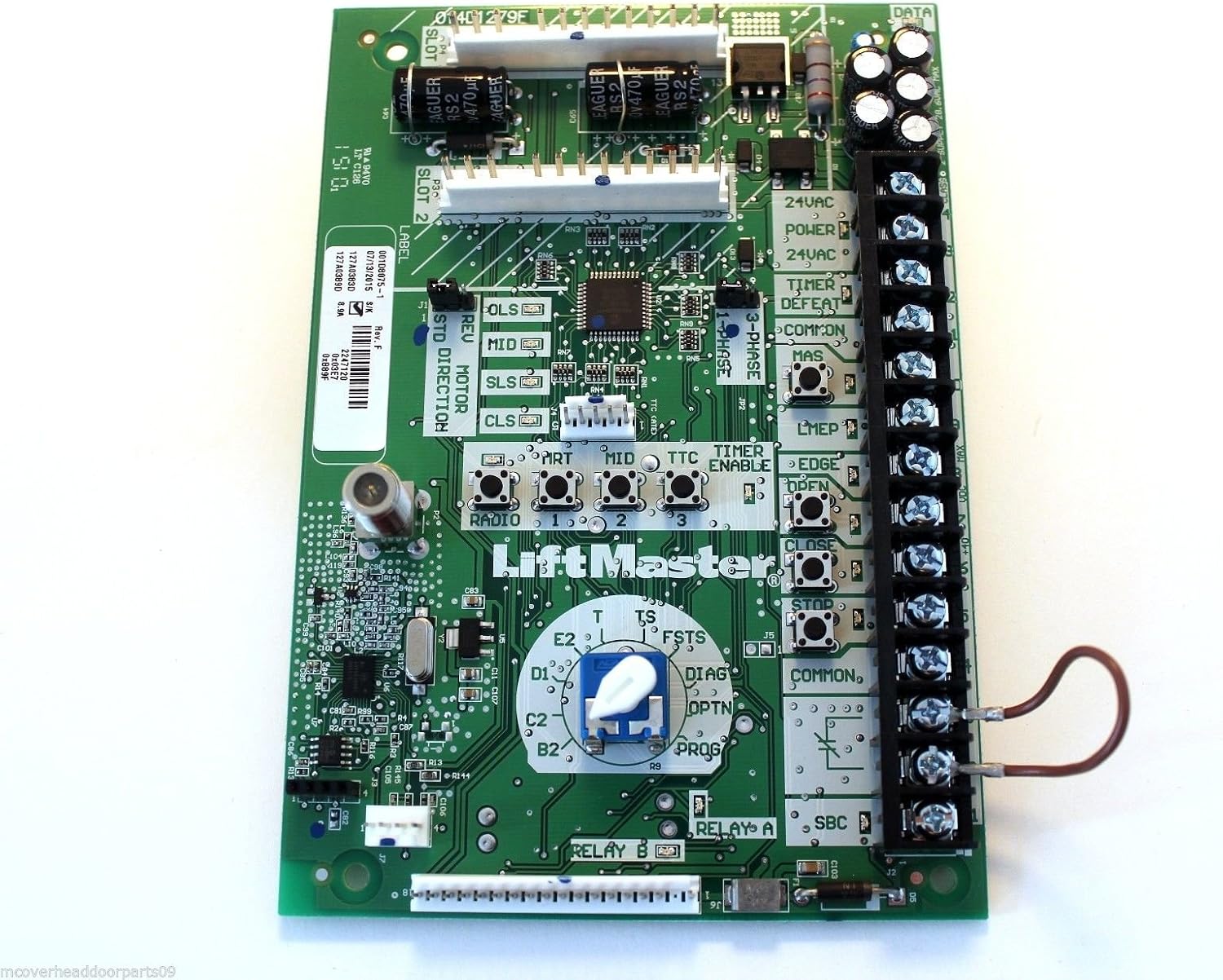LiftMaster Commercial Garage Door Opener L5 Logic Control Board K001D8075-1