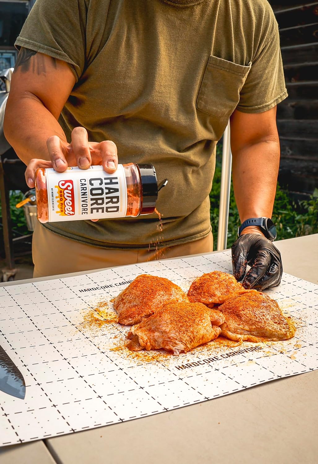 Hardcore Carnivore Black | All-Purpose Beef Seasoning Rub, 13oz Shaker