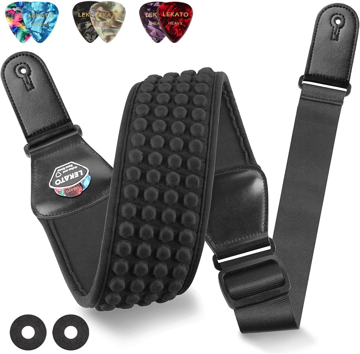 LEKATO Guitar Straps for Electric Guitar Bass