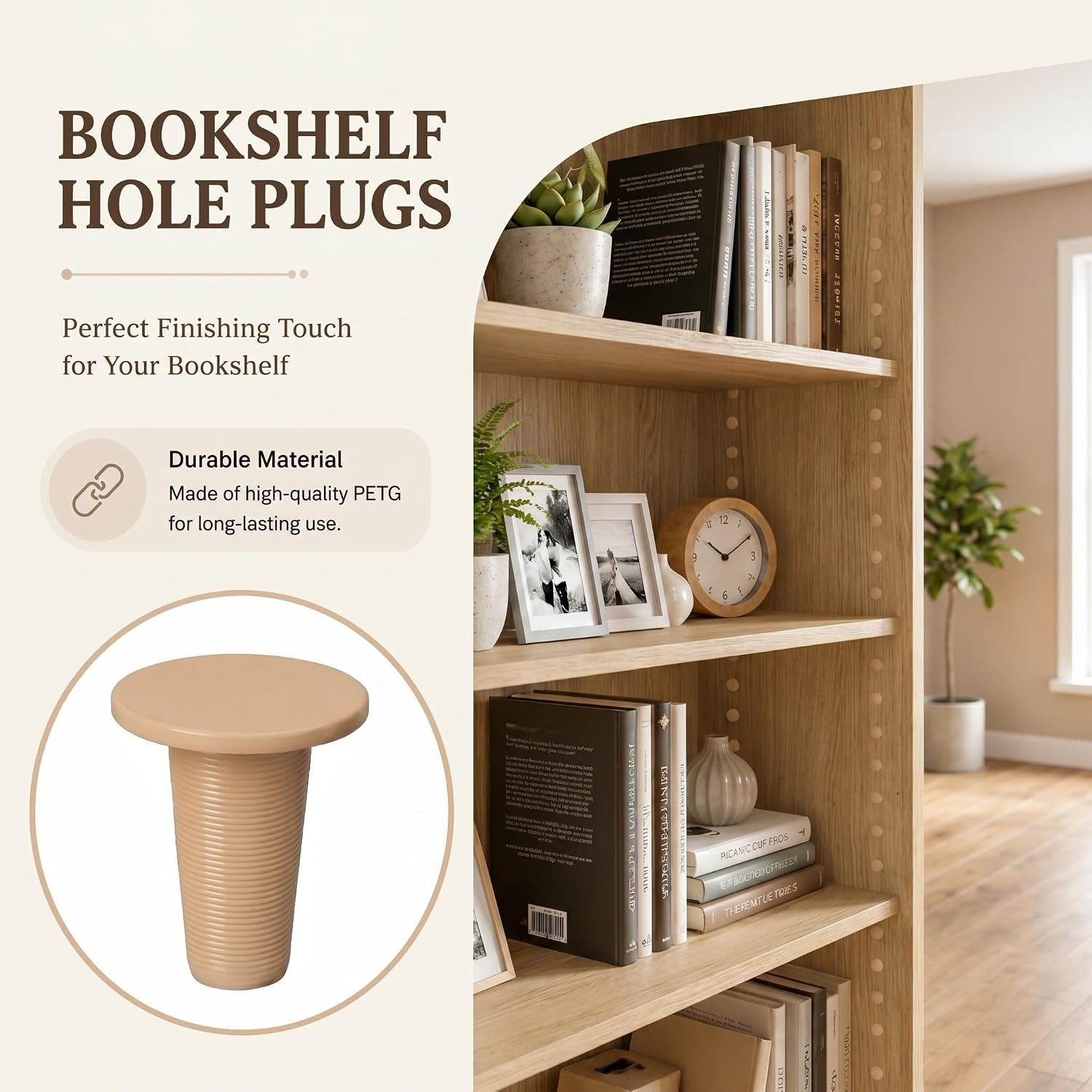 240 Pcs White Hole Plugs Covers Caps Compatible with IKEA Kallax Bookcase Cabinet Shelving 3.5mm Furniture Hole Fillers Compatible with Billy Bookshelf for a Seamless Built in Look