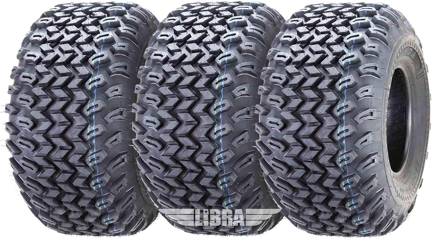 WANDA Set of 3 UTV ATV Tires 22x11-8 22x11x8 4PR High Load -10141