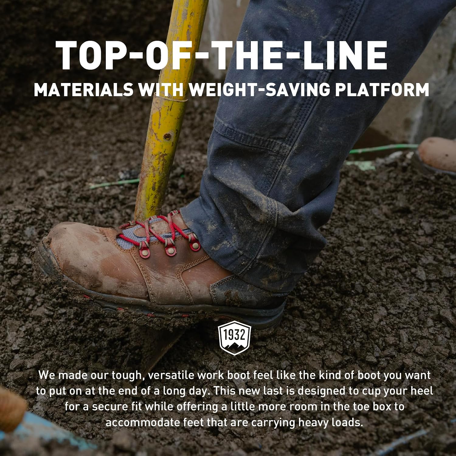 Danner Vicious Composite Toe Work Boots for Men, Waterproof, ASTM Approved | Composite Toe Boots for Men, For Electrical Hazard Work, Slip Resistant Grip, TPU Shank, Construction Boots