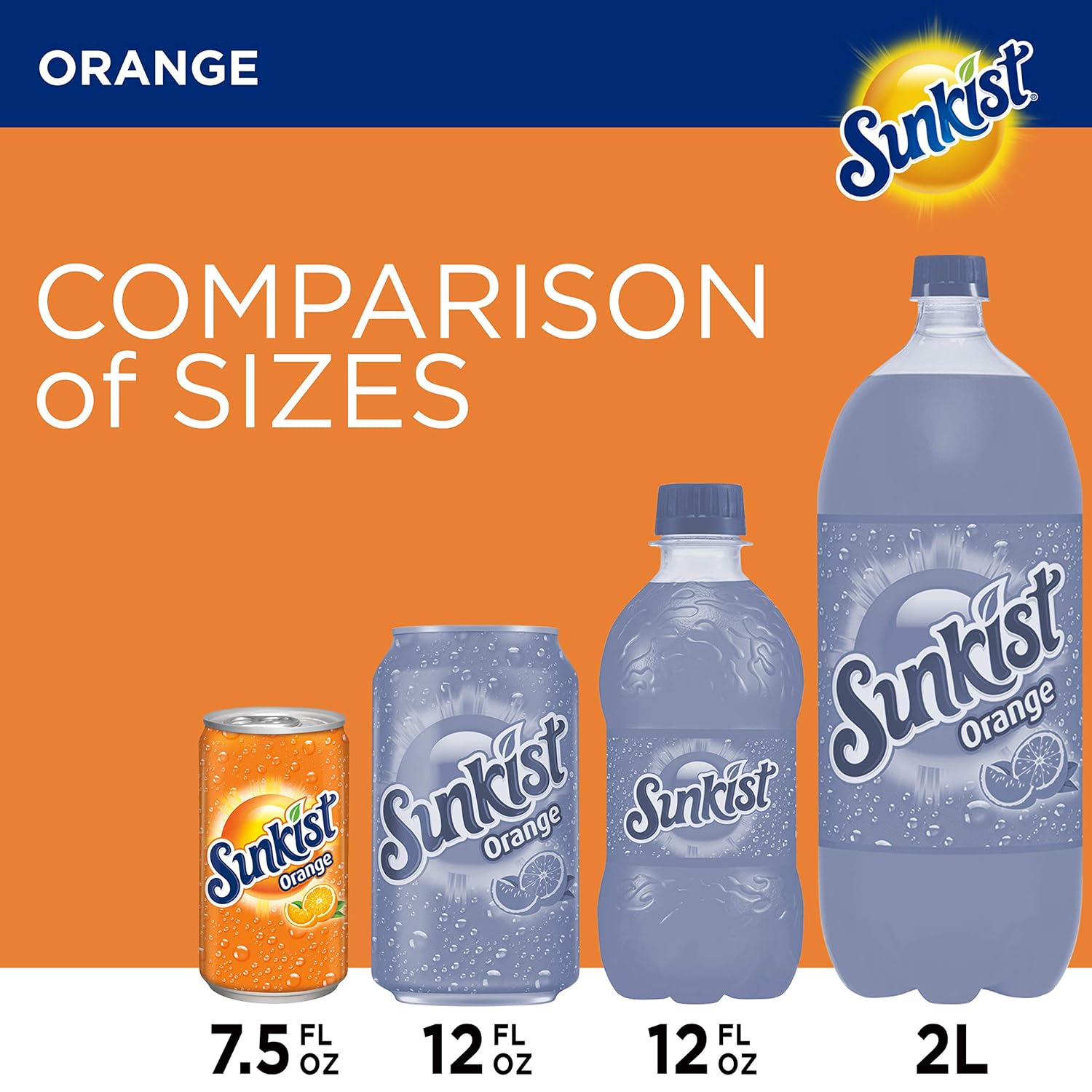 Sunkist Orange Soda, 12 Fl Oz (Pack of 12)