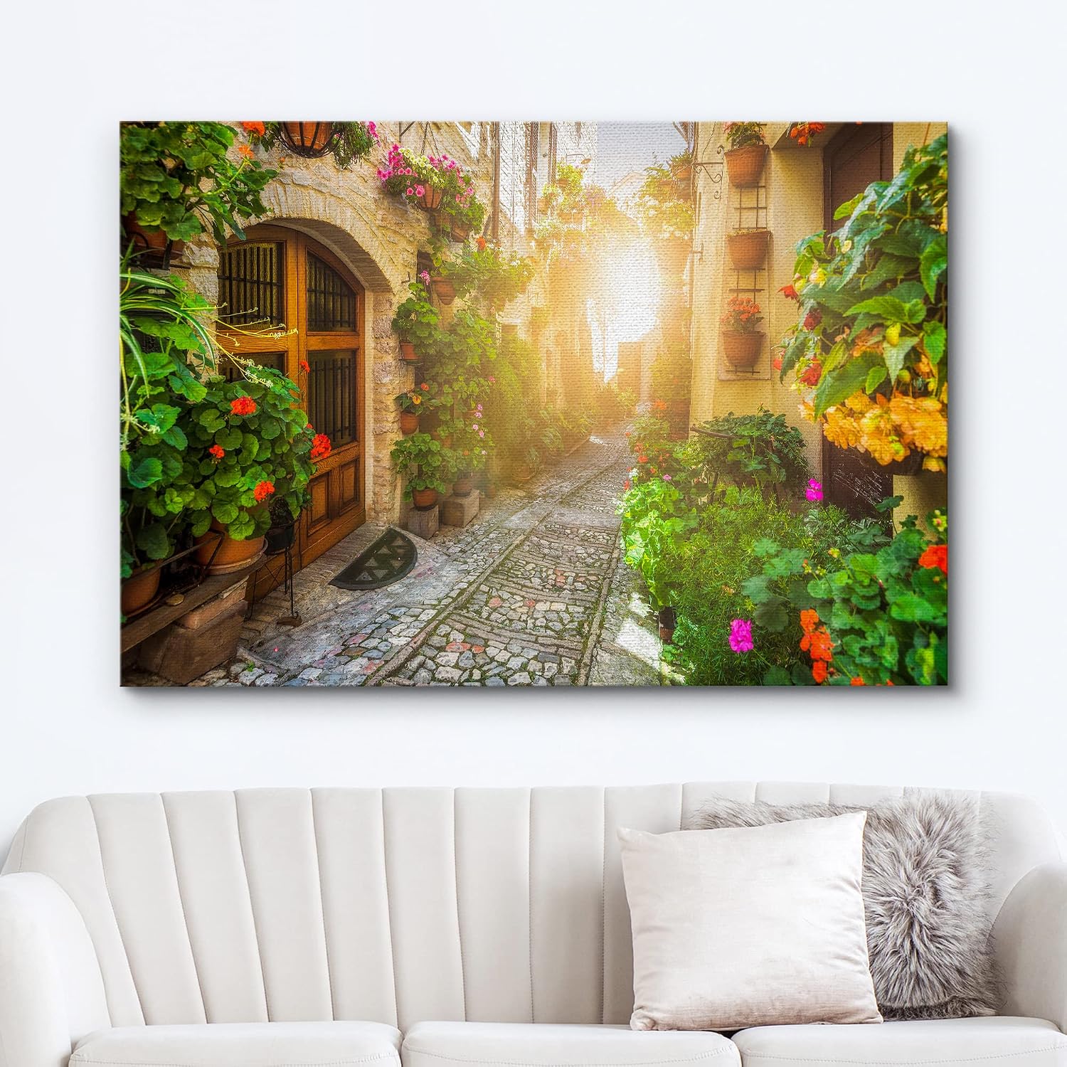 wall26 Canvas Print Wall Art Gran Canal with Basilica Santa Maria in Venice, Italy Nature Wilderness Photography Modern Art Scenic Colorful Multicolor for Living Room, Bedroom, Office - 12"x18"