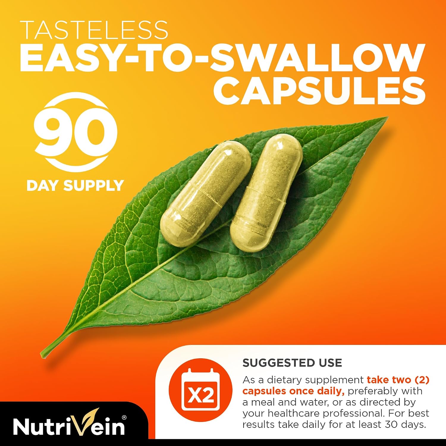 Nutrivein Liposomal Vitamin C Supplement 1650 mg - 180 Capsules