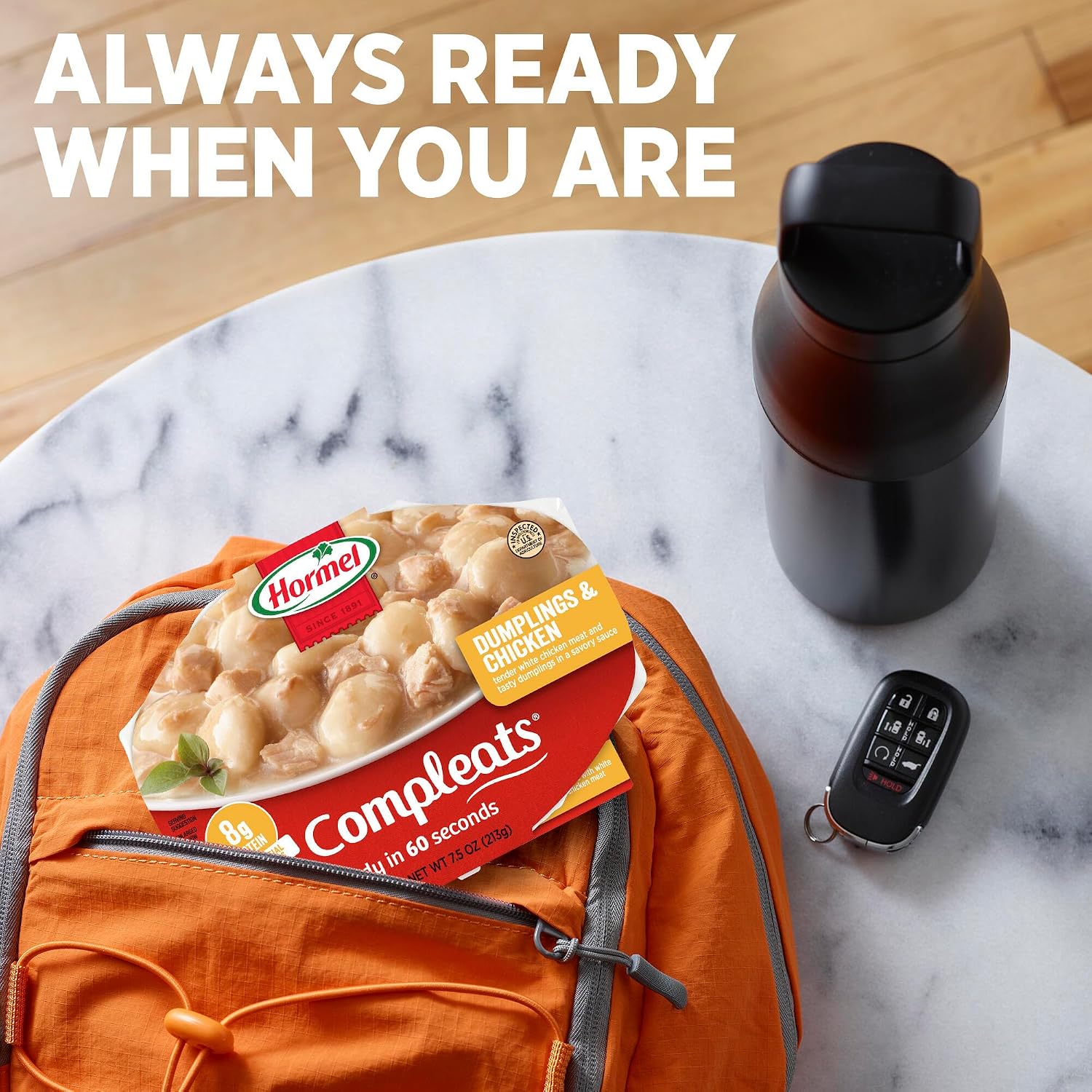 HORMEL COMPLEATS Chicken Alfredo Microwave Tray, 10 oz. (6 Pack)