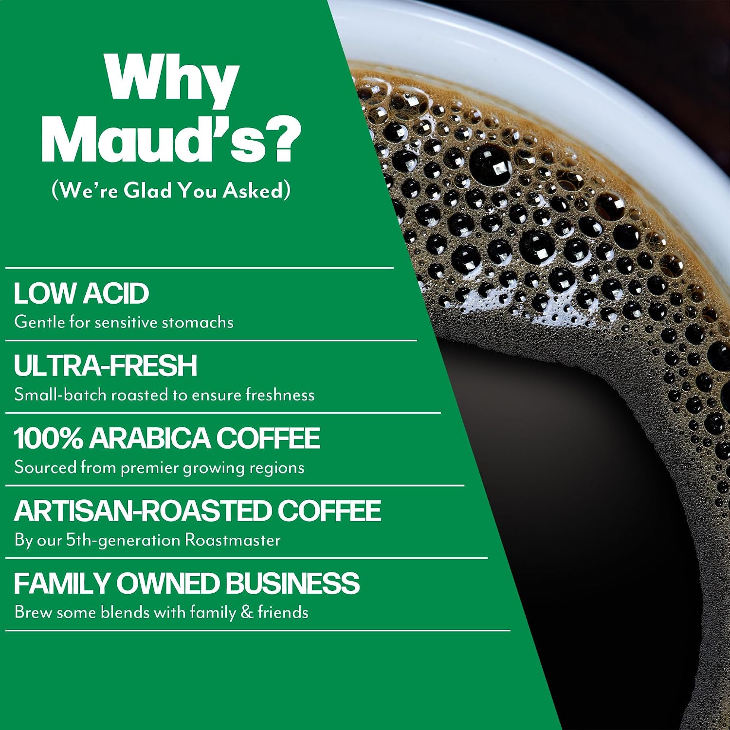 Maud's Dark Roast Coffee Pods, 100ct | Dark Roast Coffee in Single Serve Pods – Compatible with Keurig Coffee Makers