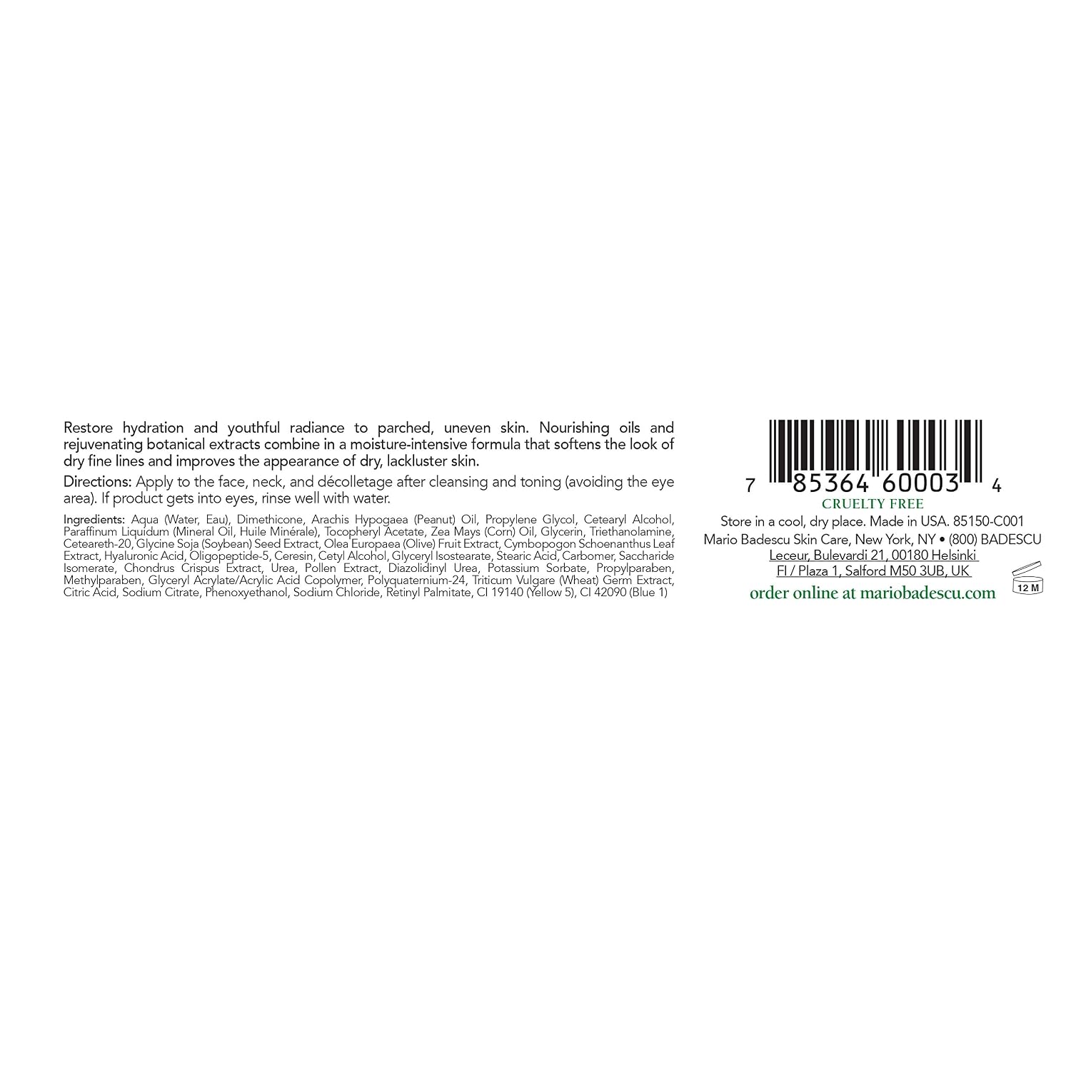 Mario Badescu Ceramide Complex with N.M.F. & A.H.A. for Oily and Sensitive Skin | Facial Cream that improves Skin Tone |Formulated with Ceramide &