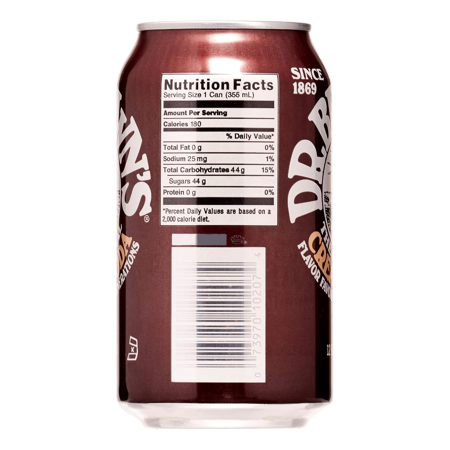 Dr. Browns Soda, Cream Soda, 12 oz can (Pack of 18, Total 216 Oz)