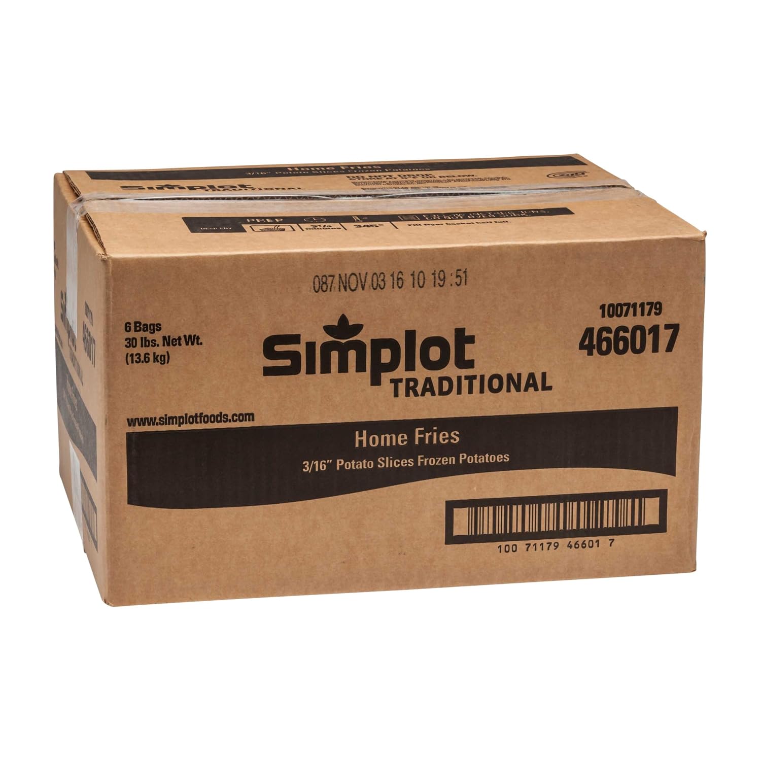 Simplot Traditional Homestead French Fry, 5 Pound -- 6 per case.