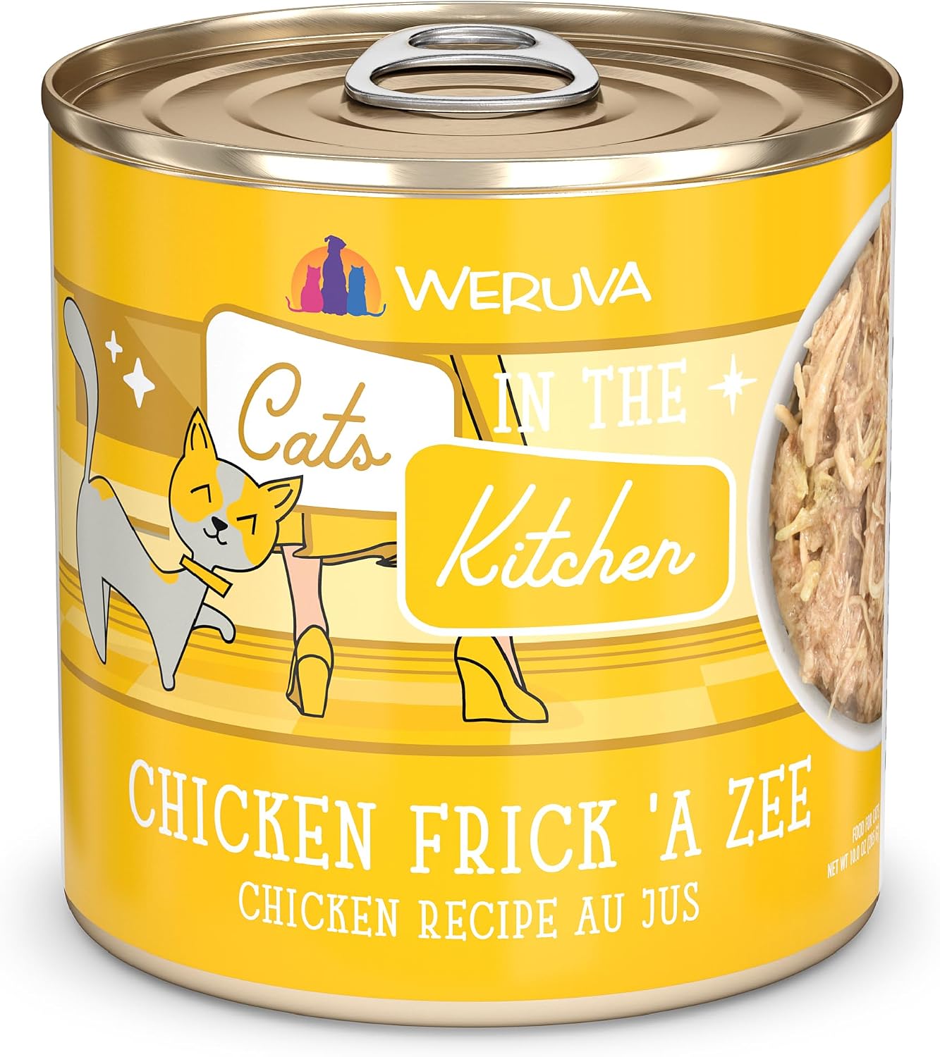 Weruva Cats in the Kitchen, Kitchen Cuties Variety Pack, Wet Cat Food, 3.2oz Can (Pack of 12)