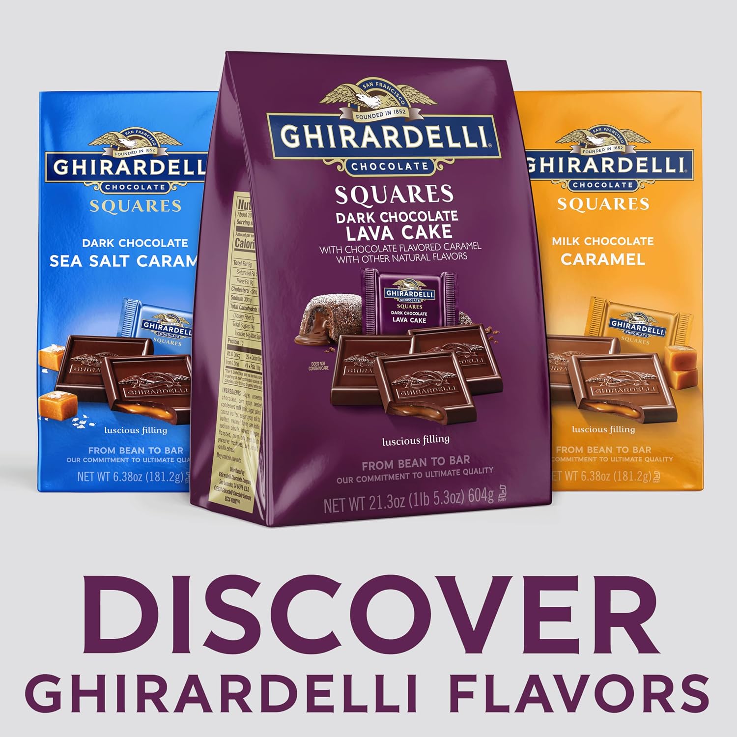 GHIRARDELLI PREMIUM DARK Chocolate Bar, 86% Cacao, 3.17oz Bar, 12 Pack