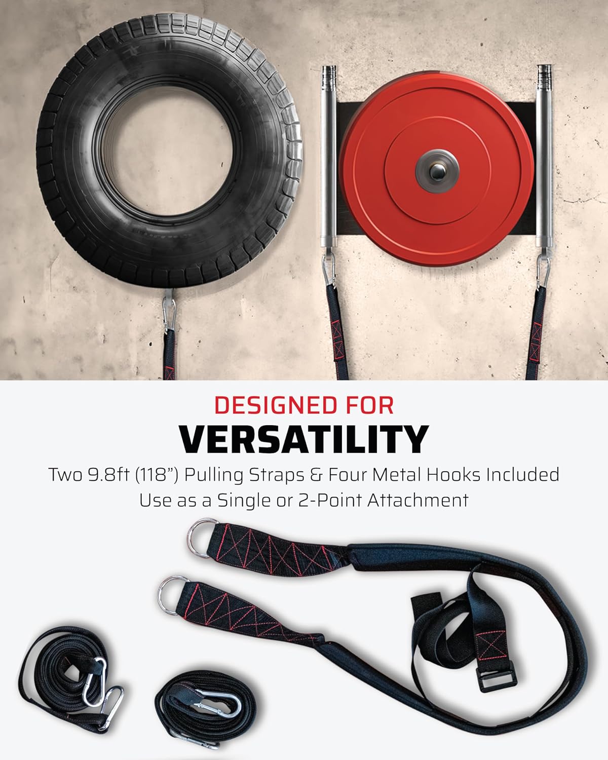 THEFITGUY Sled Pulling Belt, Rotates 360° for Strength & Agility Training | Fits most waists