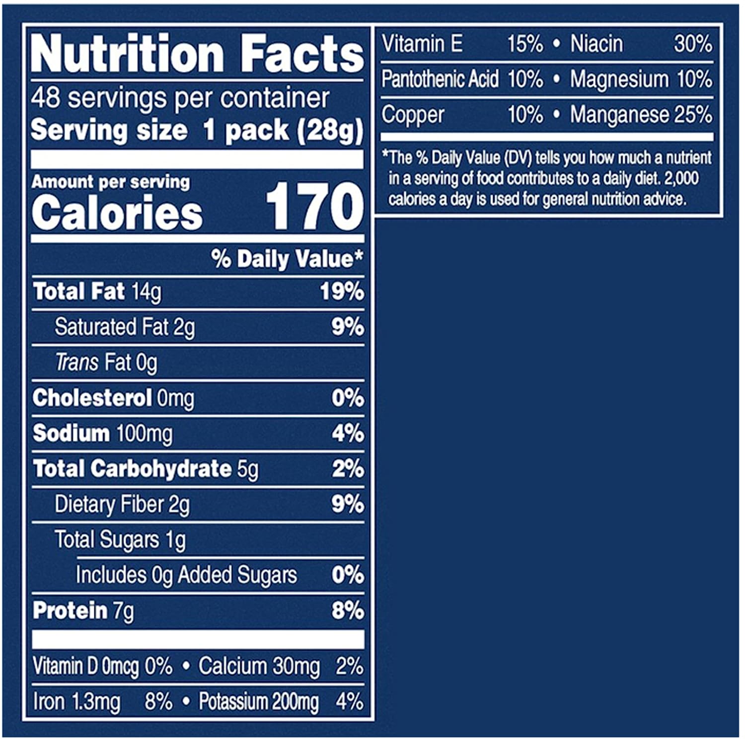 PLANTERS Salted Peanuts, Plant Based Protein Snacks, 1 Oz (48 Ct) | Roasted Salted Nuts Snack Packs. Kosher. Bag. Snacks for Adults. Individual Snacks