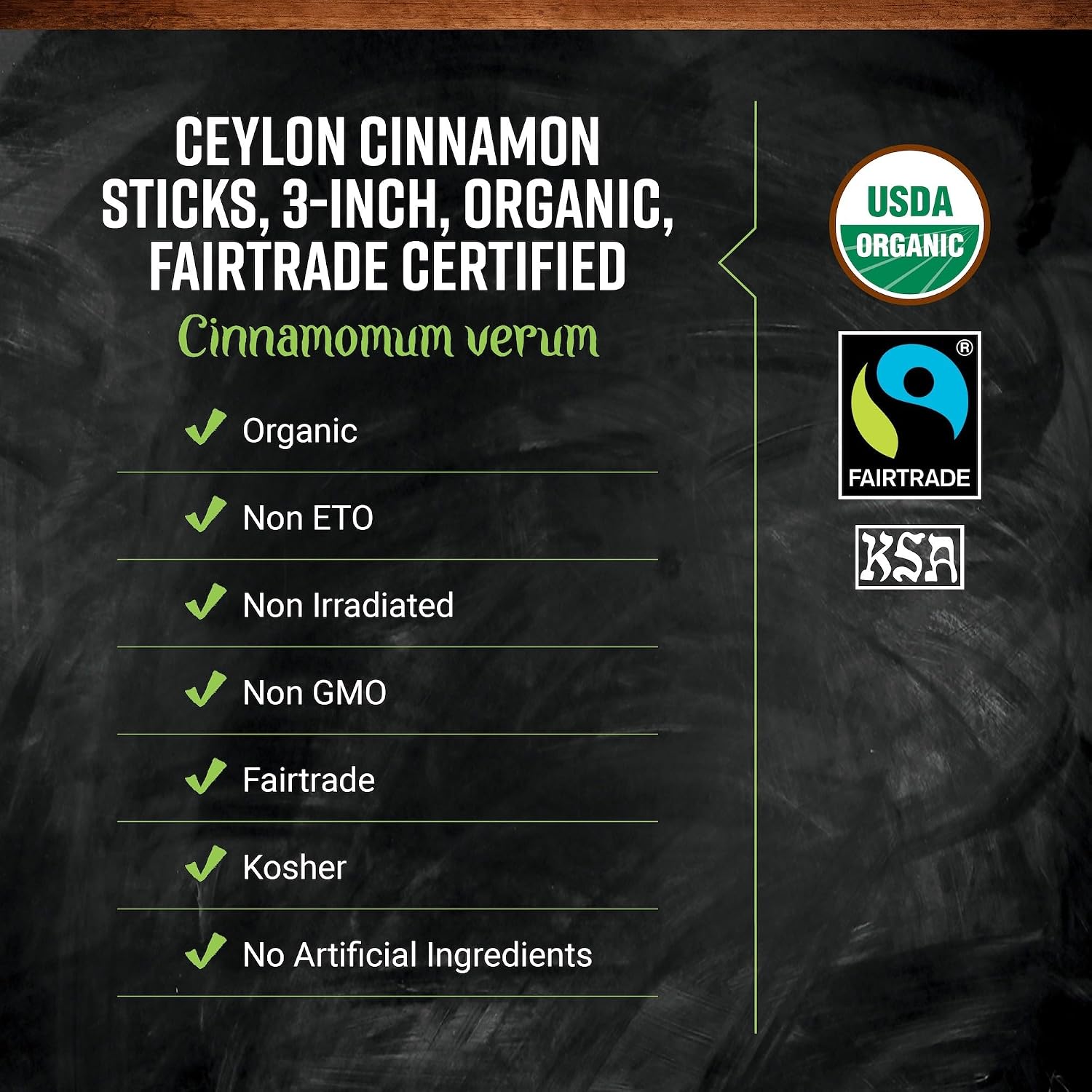 Frontier Co-op Organic 3" Ceylon Cinnamon Sticks, 1lb - Bulk Cinnamon Sticks for Crafts, Drinks, Holiday Recipes, Cinnamon Powder and More