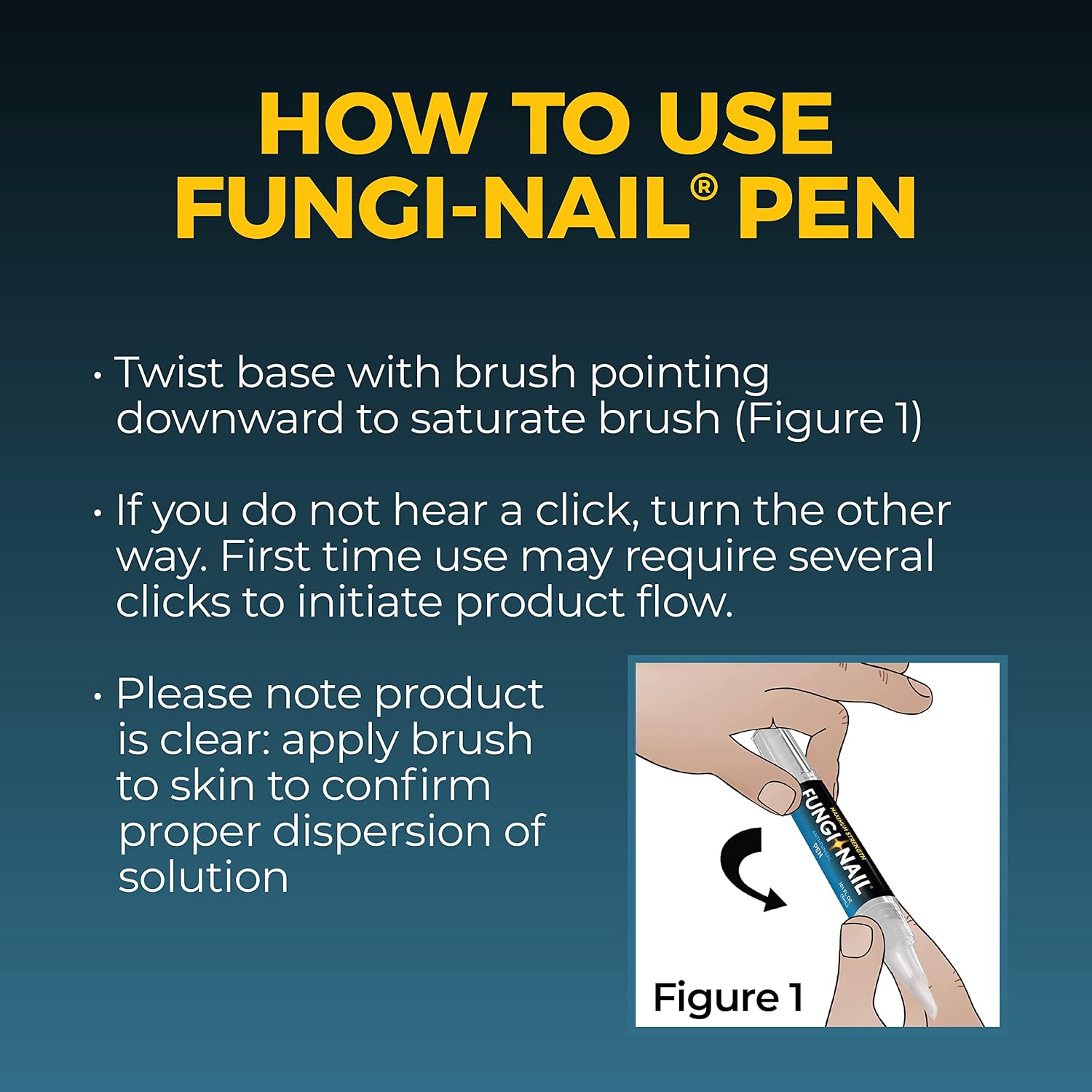 Fungi-Nail Pen Apllicator Anti-Fungal Solution 0.101 Fl Oz