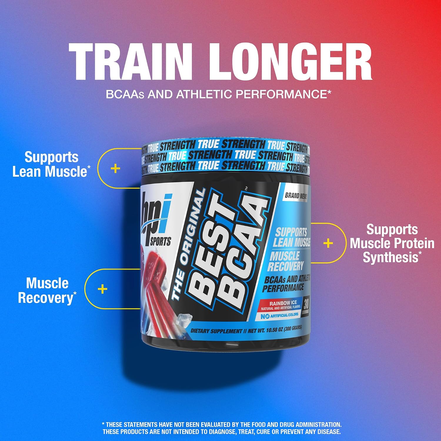 BPI Sports Best BCAA Powder – Muscle Recovery Support, Grape, 30 Servings
