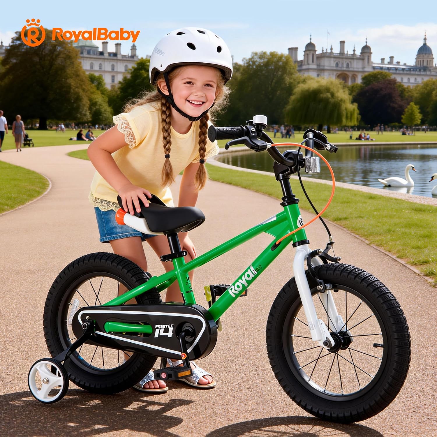 RoyalBaby Freestyle Kids Bike 12 14 16 18 20 Inch Bicycle for Boys Girls Ages 3-10 Years, Multiple Color Options