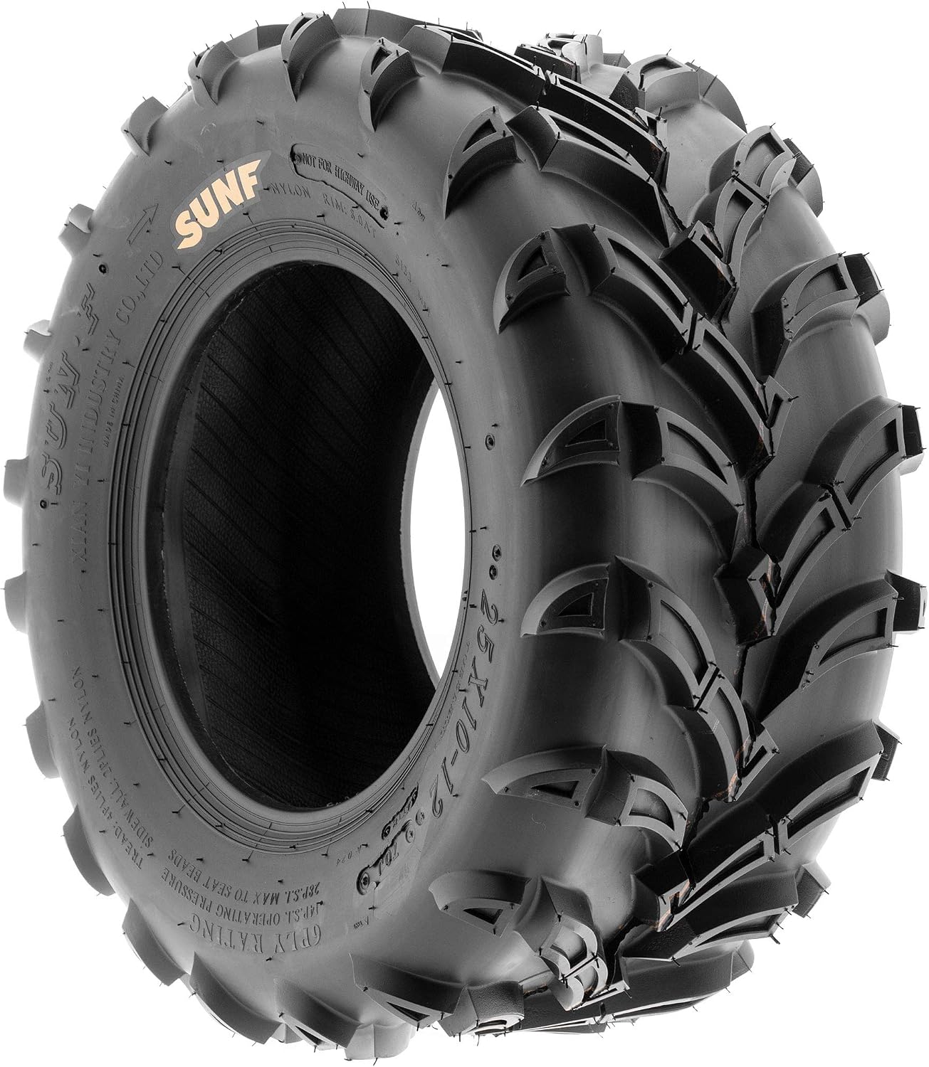 Set of 4 SunF A024 AT-Mud-Trail ATV UTV 23x8-11 Front & 22x11-9 Rear off-road Tires, 6 PR, Tubeless