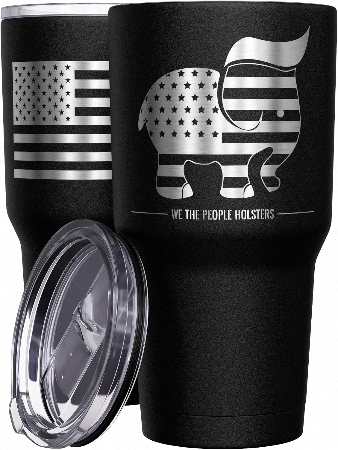 We The People Holsters - 1776 Betsy Ross Flag - Betsy Ross Mug - American Flag Coffee Travel Mug - American Flag Tumbler - Double Insulated Tumbler - 30 oz