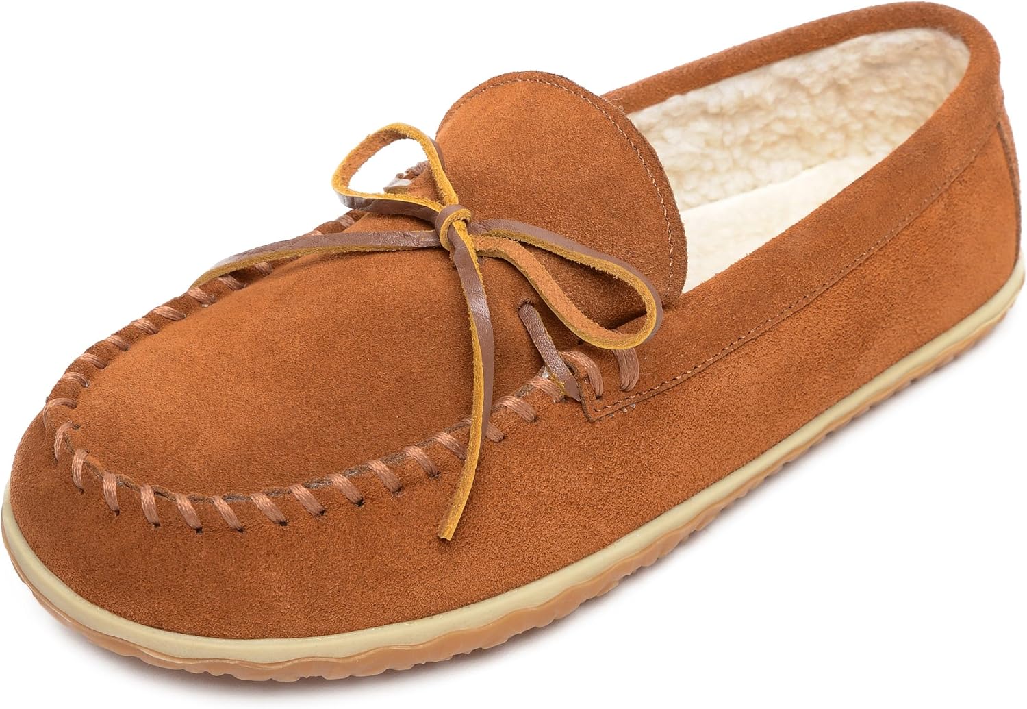 Minnetonka Men's Tomm Suede Leather Moccasins