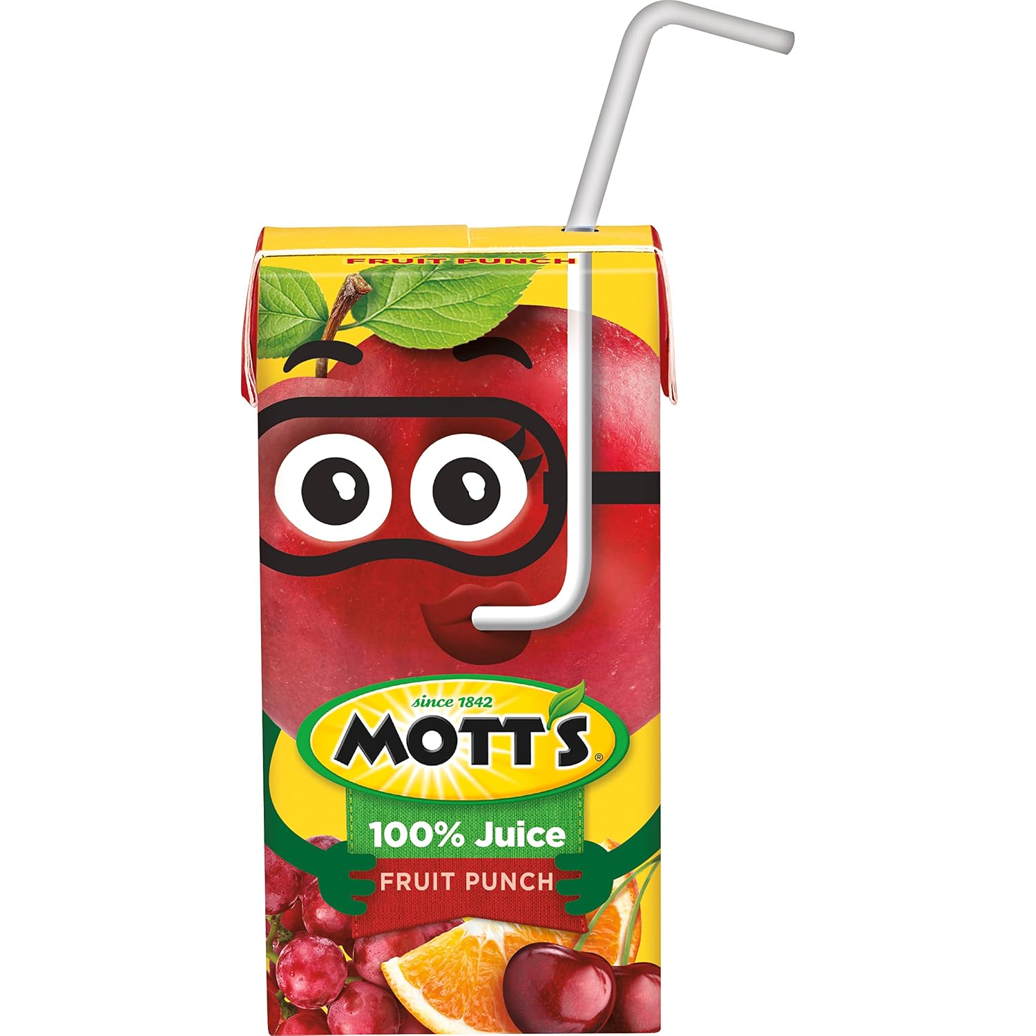 Mott's 100% Original Apple Juice, 6.75 Fl Oz Boxes, 32 Count (4 Packs Of 8), 2 Servings Of Fruit, 100% Fruit Juice, Gluten-free, Caffeine-free, Kosher, Contains No Artificial Colors Or Sweeteners