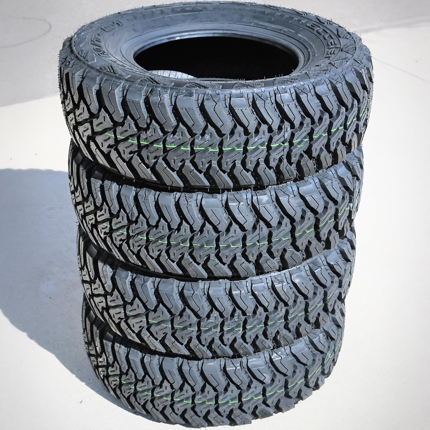 Accelera M/T-01 LT31X10.50R15 109Q Mud Terrain C (6 Ply) All Season Tire | Light Truck Mud Terrain All Season Traction 109Q Rated C (6 Ply) Radial Construction Black Sidewall Tire