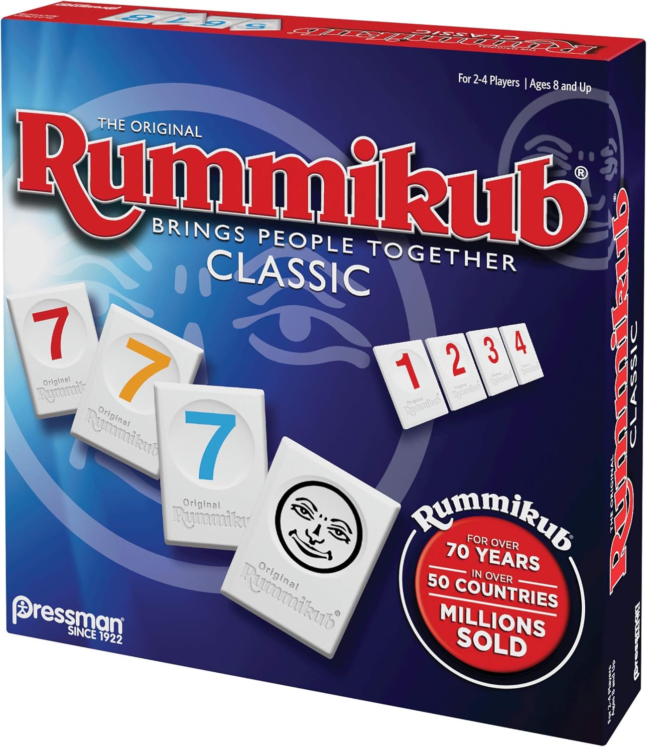 Pressman Rummikub - The Original Rummy Tile Game | Exciting Family Game of Strategy and Luck | Promotes STEM Skills | For Kids, Teens