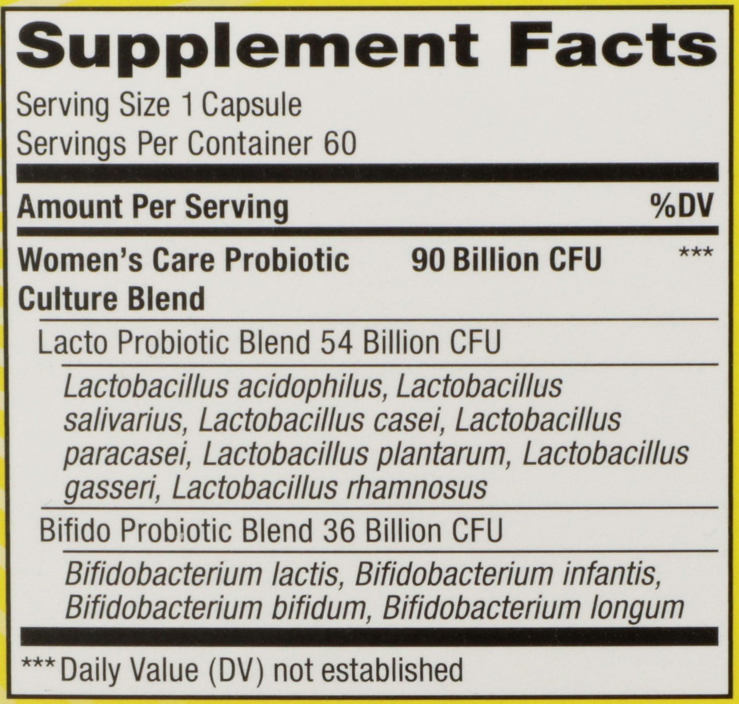 Renew Life Women's Probiotic 50 Billion CFU