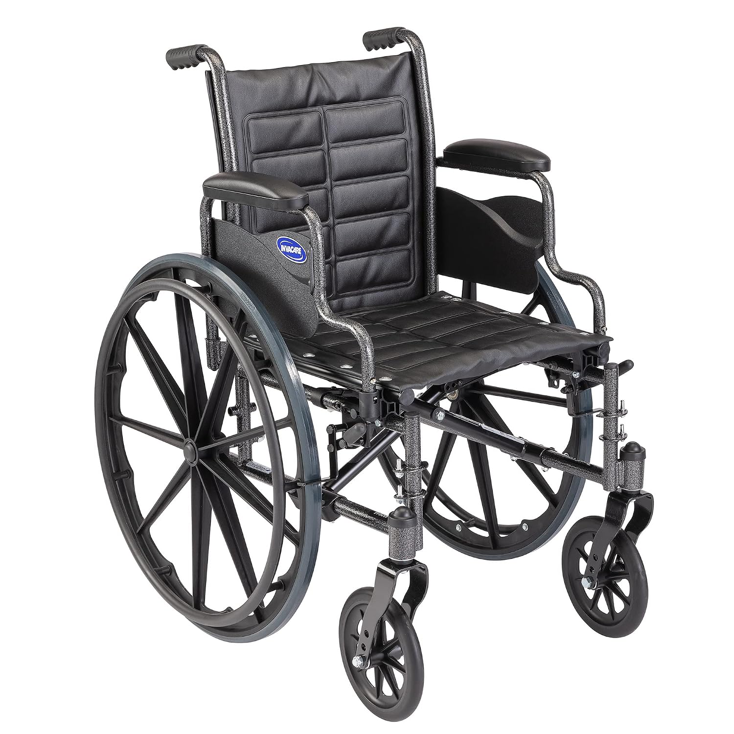 Invacare TREX20RP Series Tracer EX2 Standard Folding Wheelchair for Adults with 20" Seat Width and Desk Arms