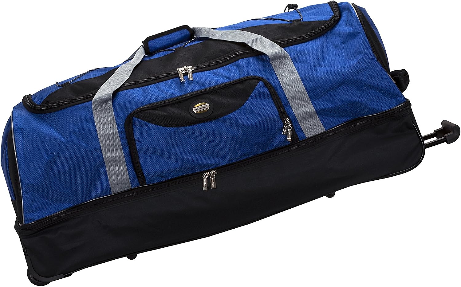 Rockland Drop Bottom 40" Rolling Duffel Bag, Navy