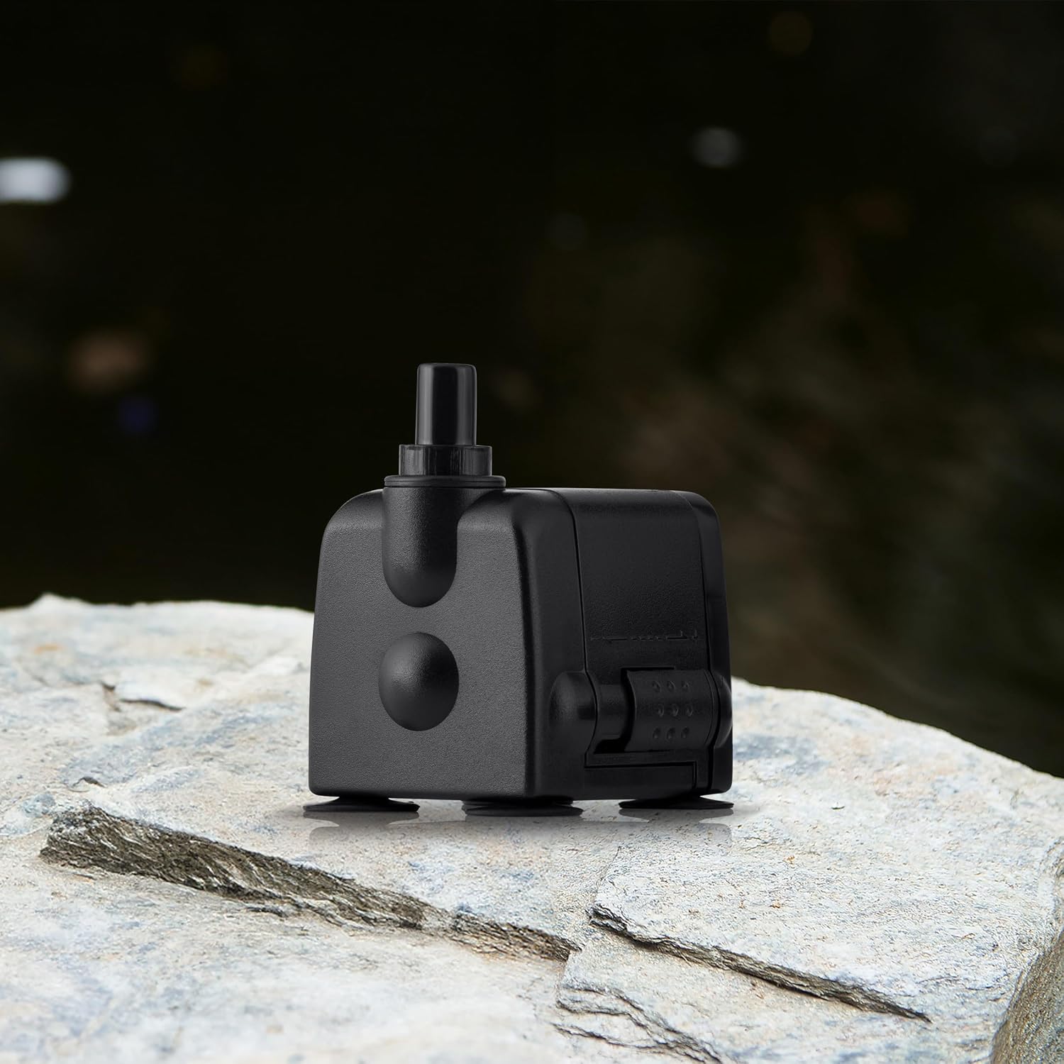 Alpine Corporation Outdoor Decor Power Head Pump for Small to Medium Fountains, Statuary, and Birdbaths with Moving Water