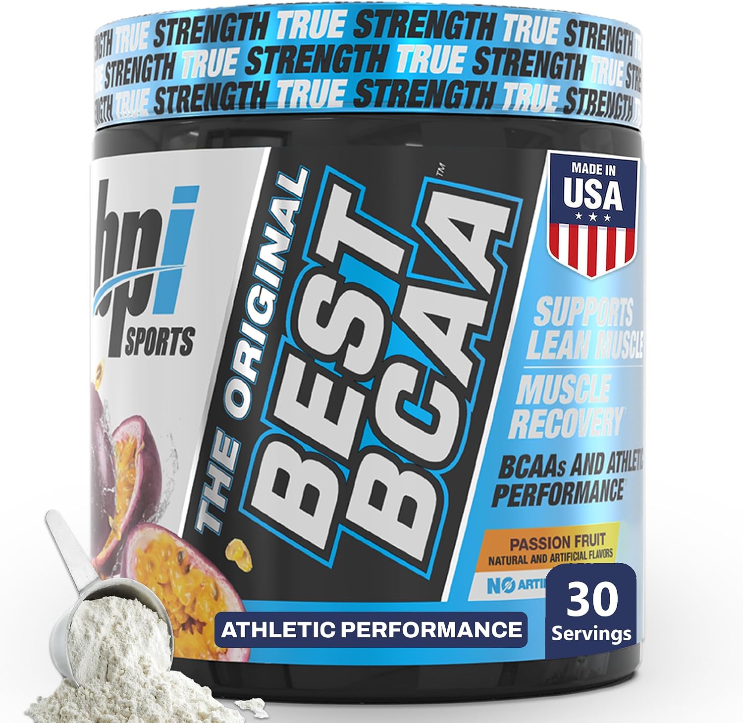 BPI Sports Best BCAA Powder – Muscle Recovery Support, Grape, 30 Servings