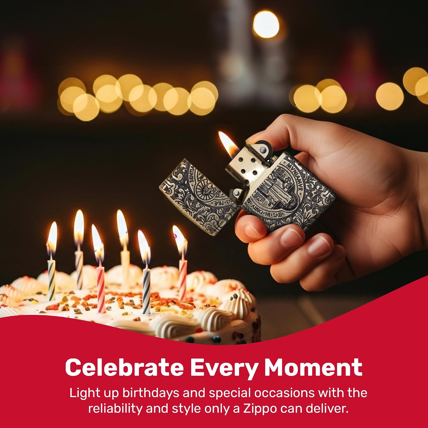 Zippo Cross Pocket Lighter