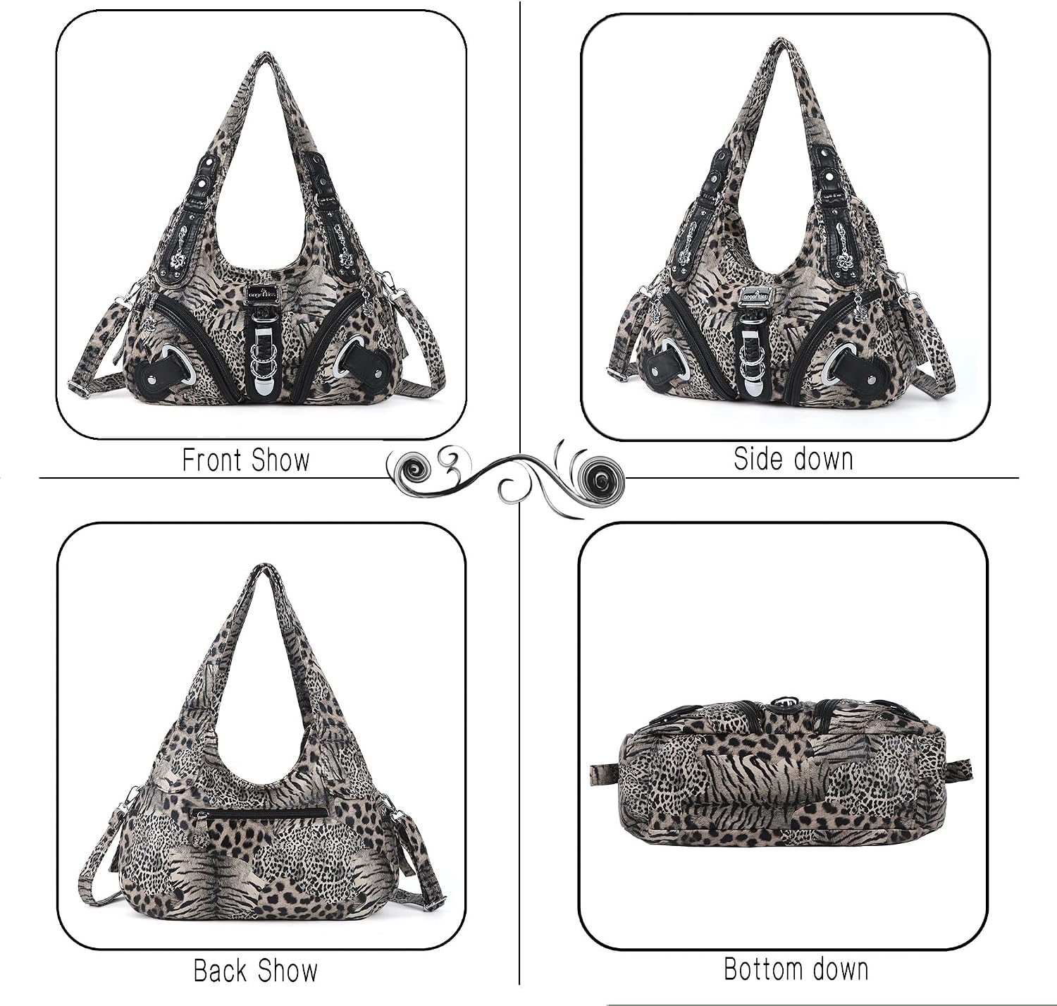 Angelkiss Hobo Purses and handbags for Women Satchel Handbag Women Purses Large Daily Shoulder Bags